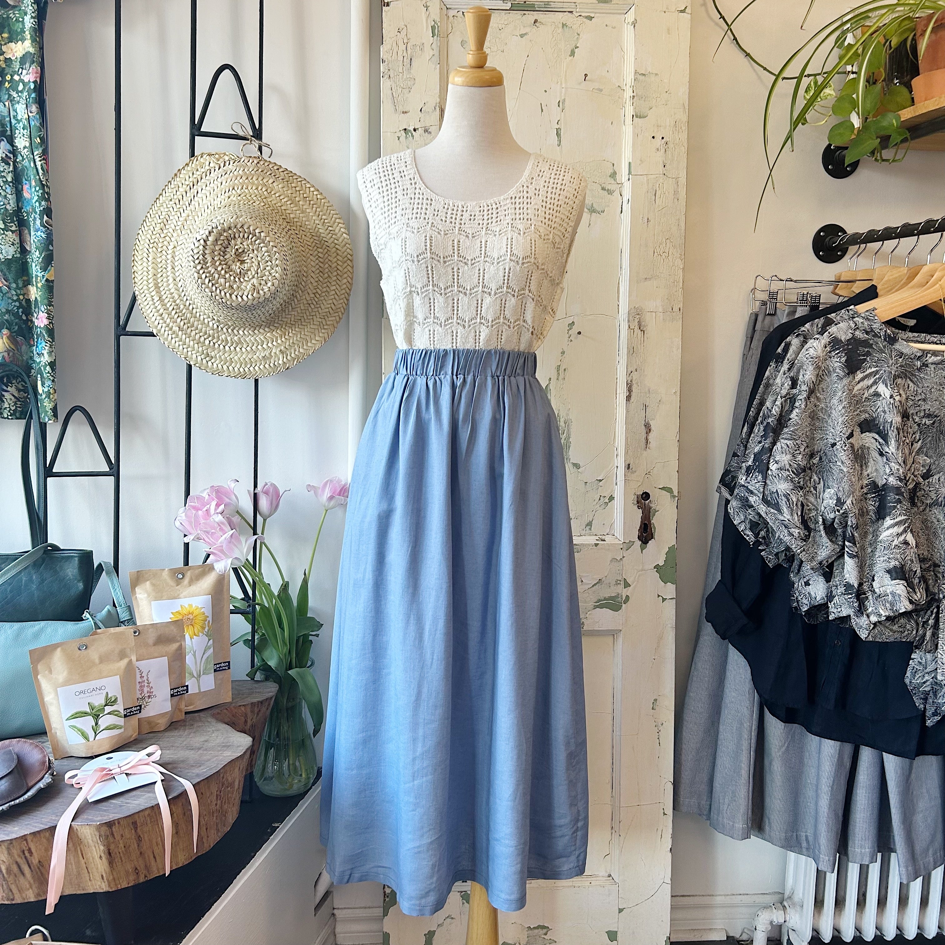 Pink Martini // Carter Skirt Blue