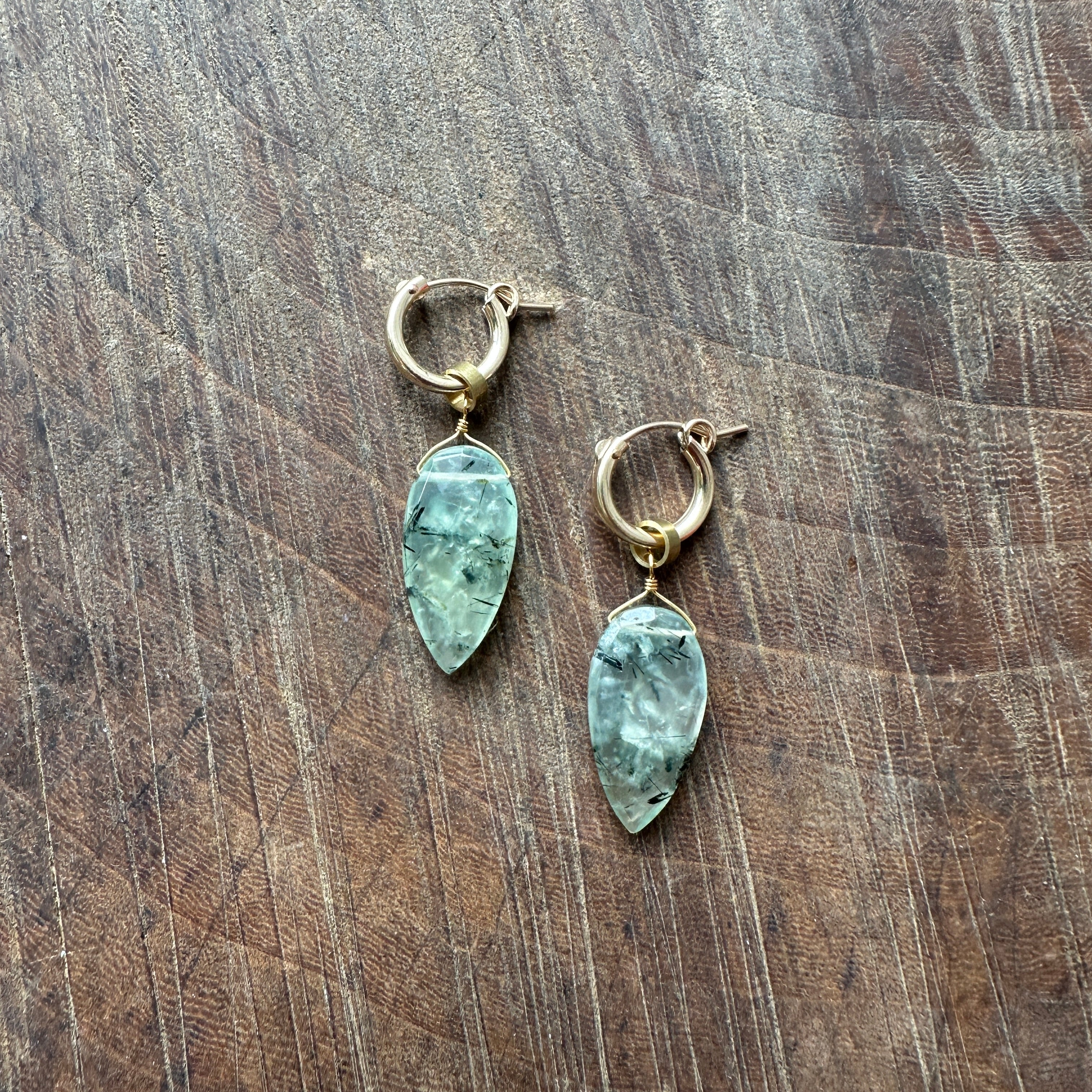 Hailey Gerrits // Blanca Hoops Prehnite