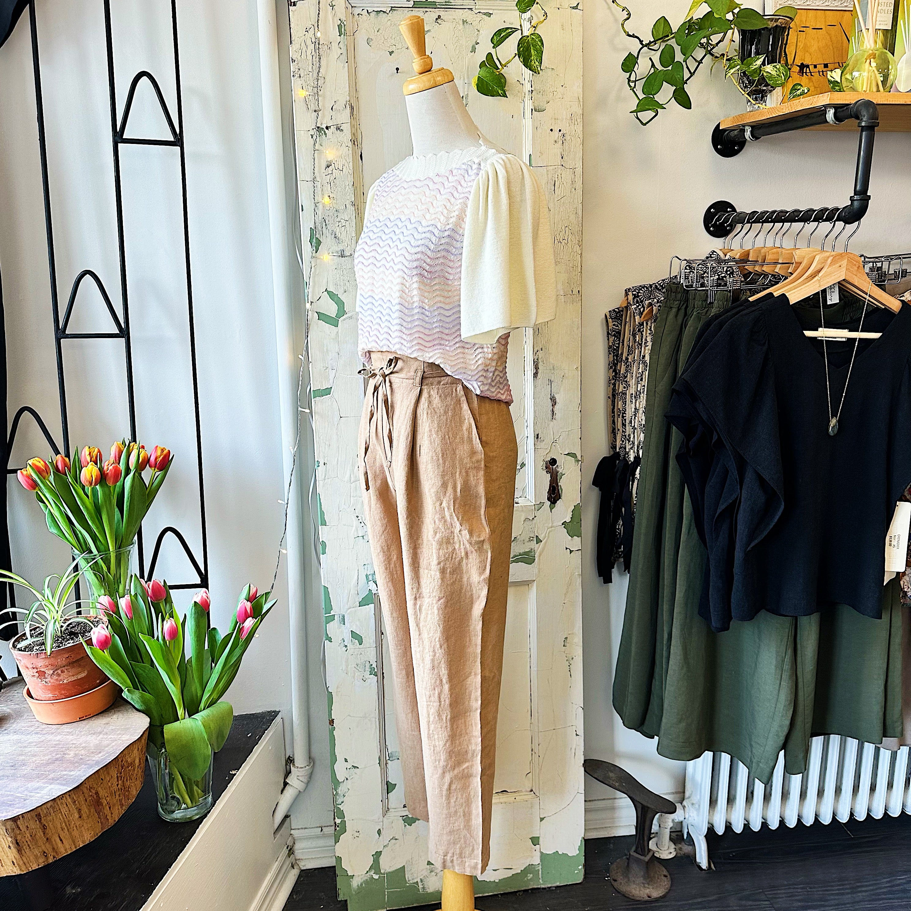 Mus and BomBon // Maltemi Trousers Toast *Last Size XL