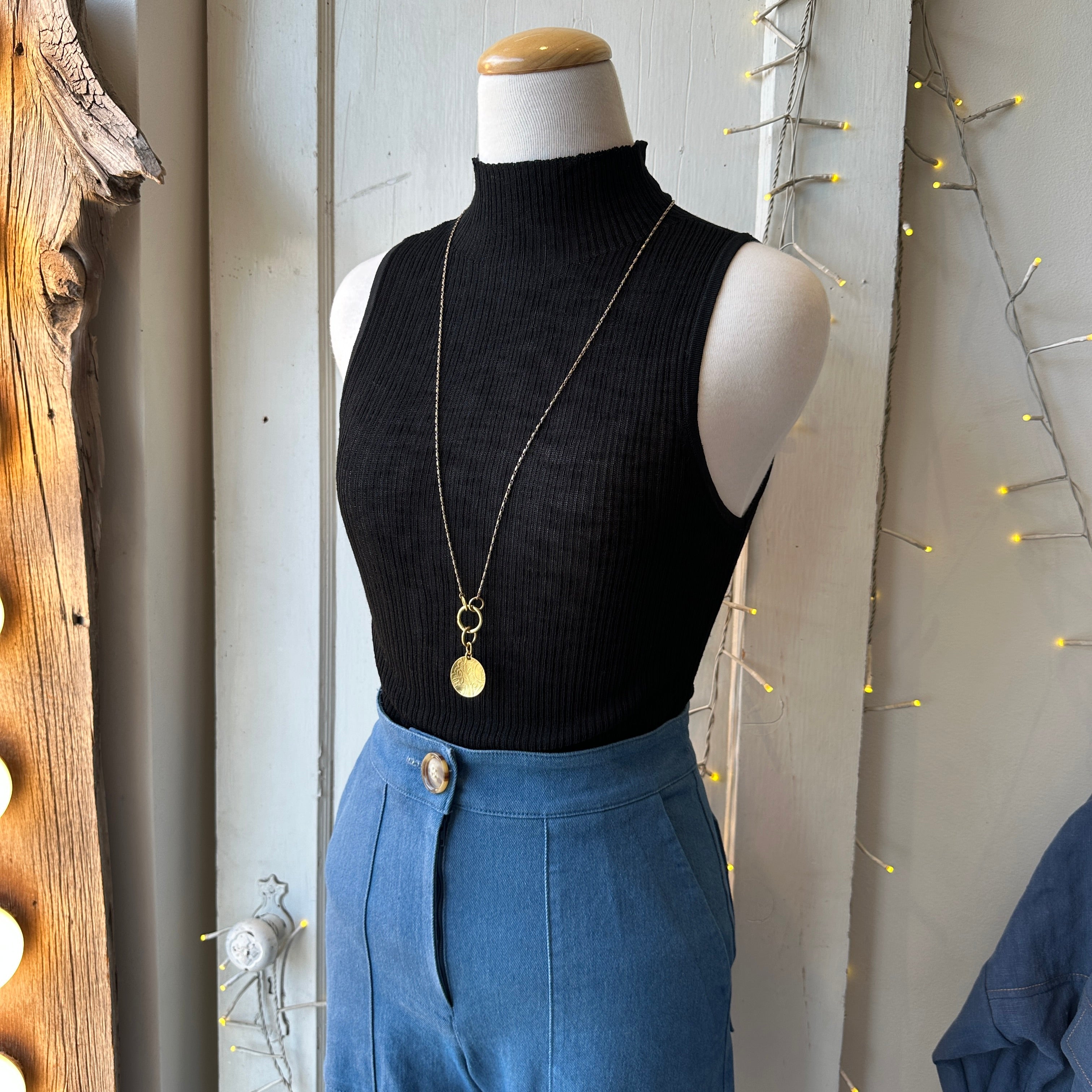 Minimum // Zita Knit Top Black