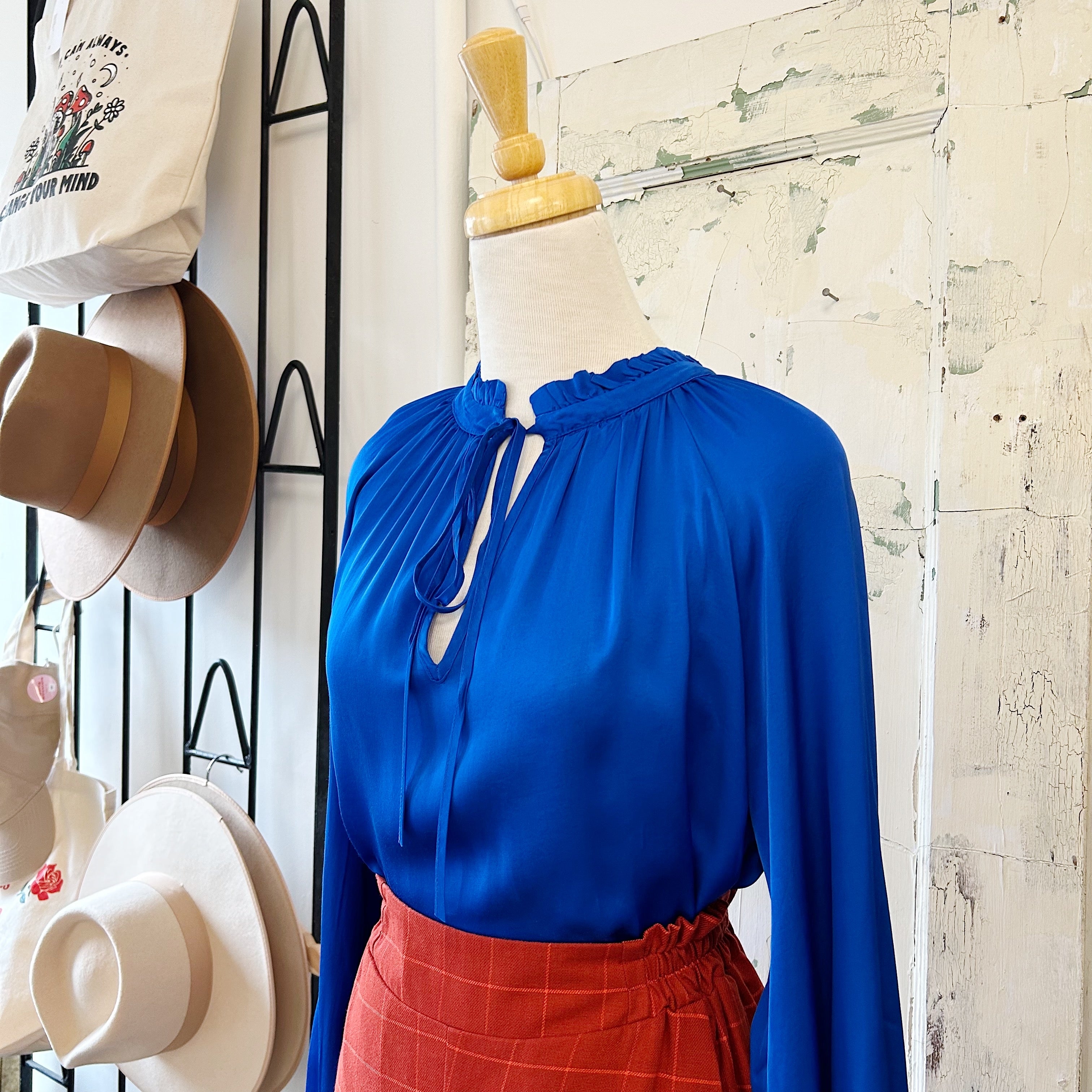 Astrid // Cobalt Fireside Top
