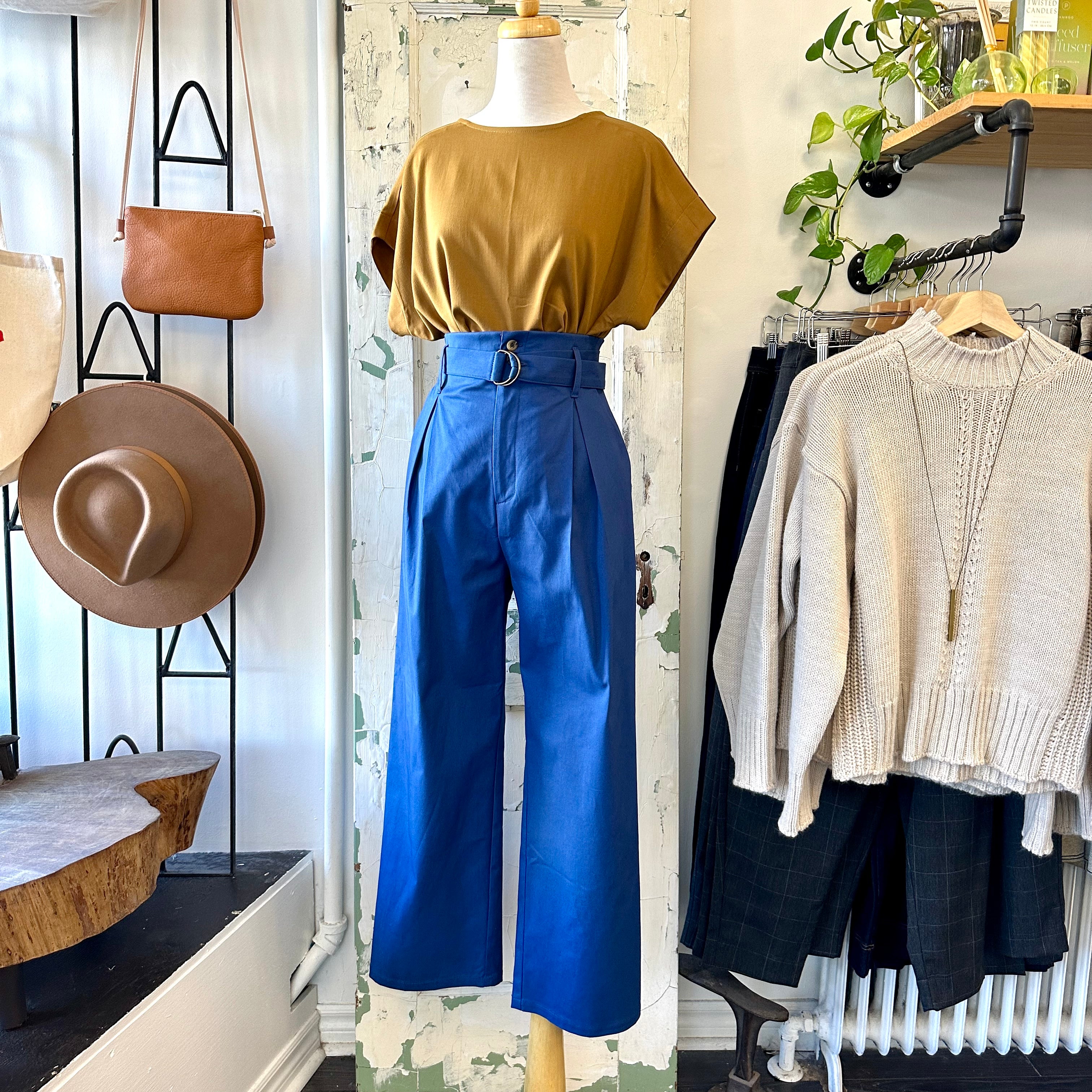 Jennifer Glasgow // Lozen Pants Flight Blue