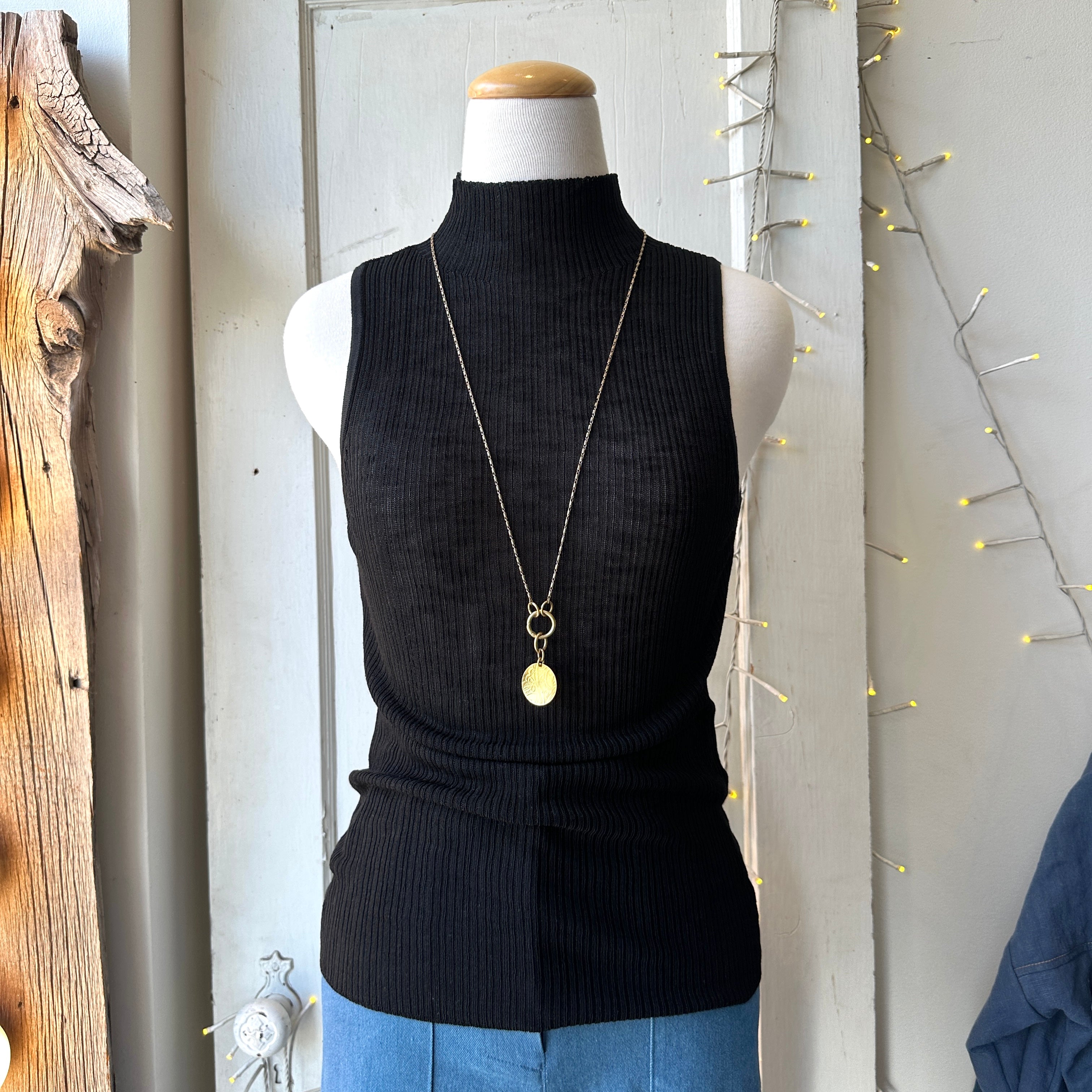 Minimum // Zita Knit Top Black
