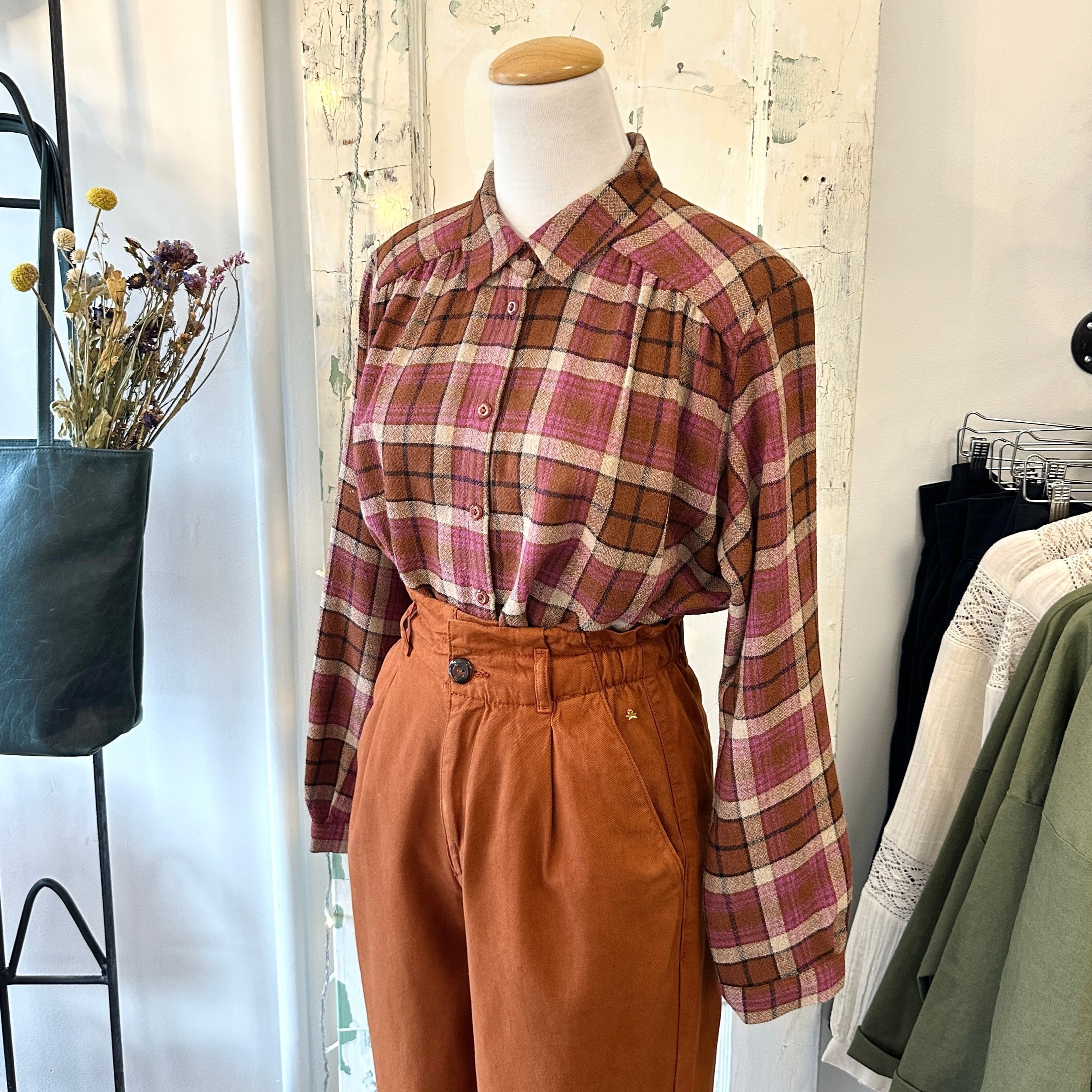 Des Petits Hauts // Vioni Blouse Matobo Plaid