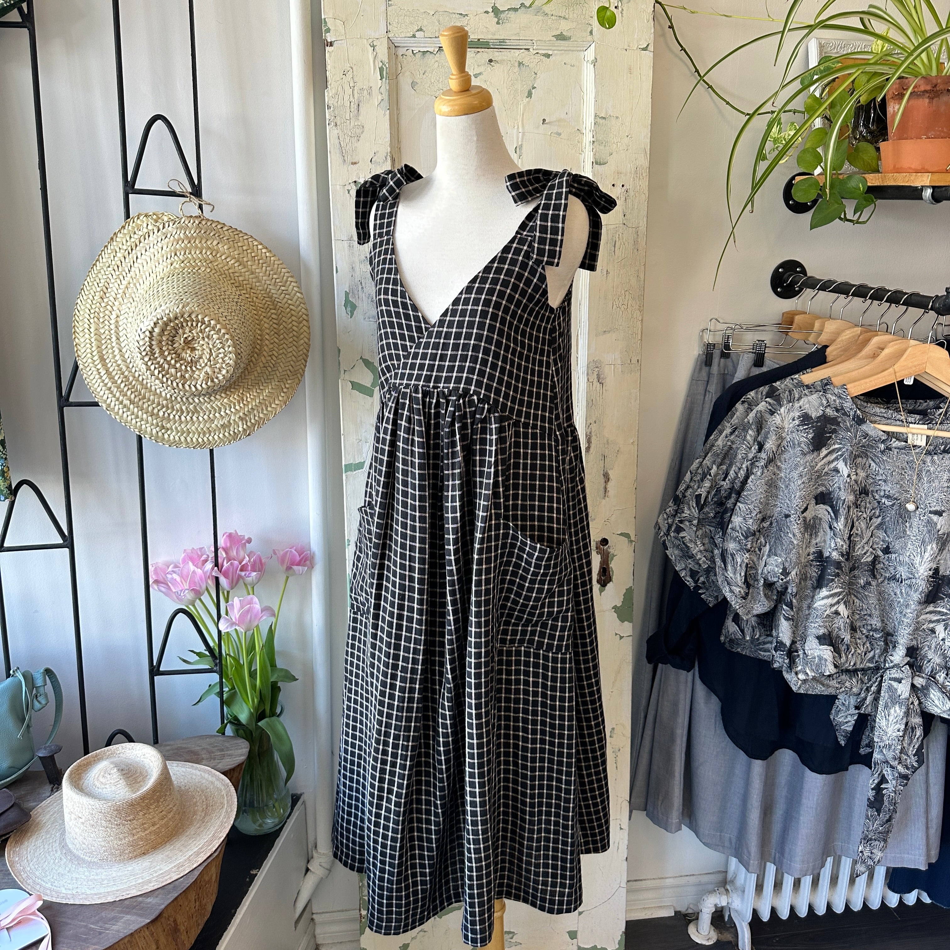 Allison Wonderland // Opus Dress Black Check
