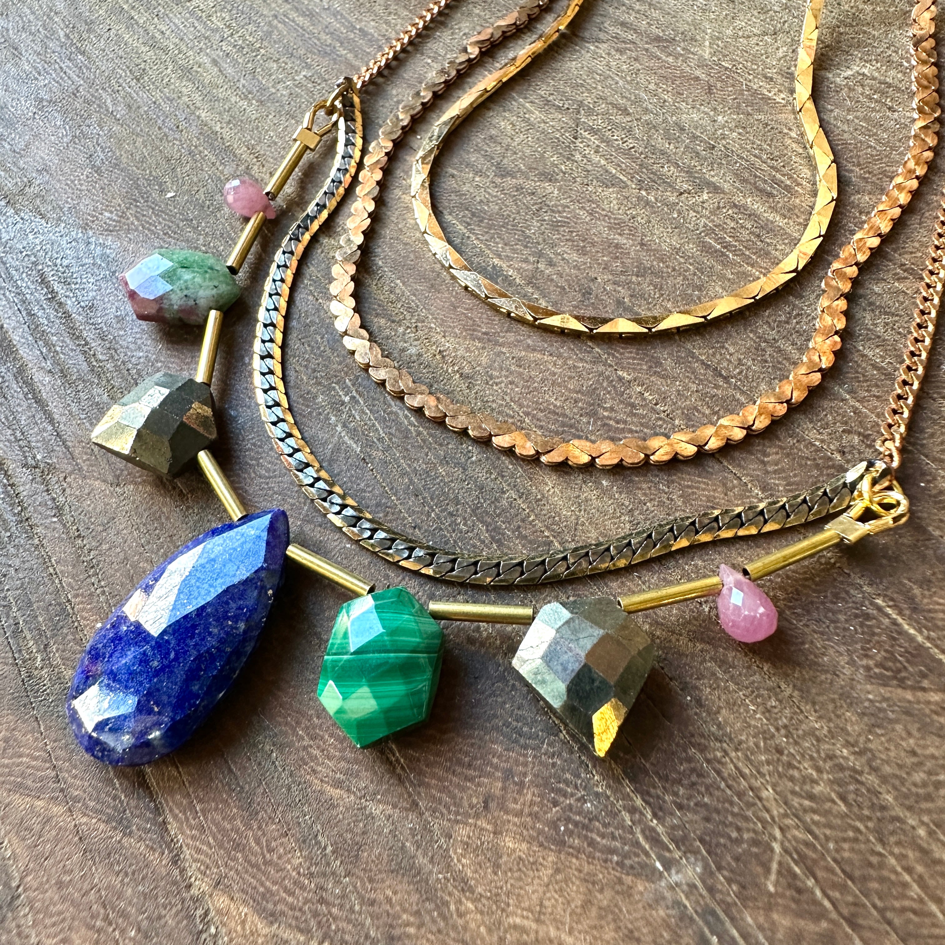 Hailey Gerrits // Seda Necklace Lapis