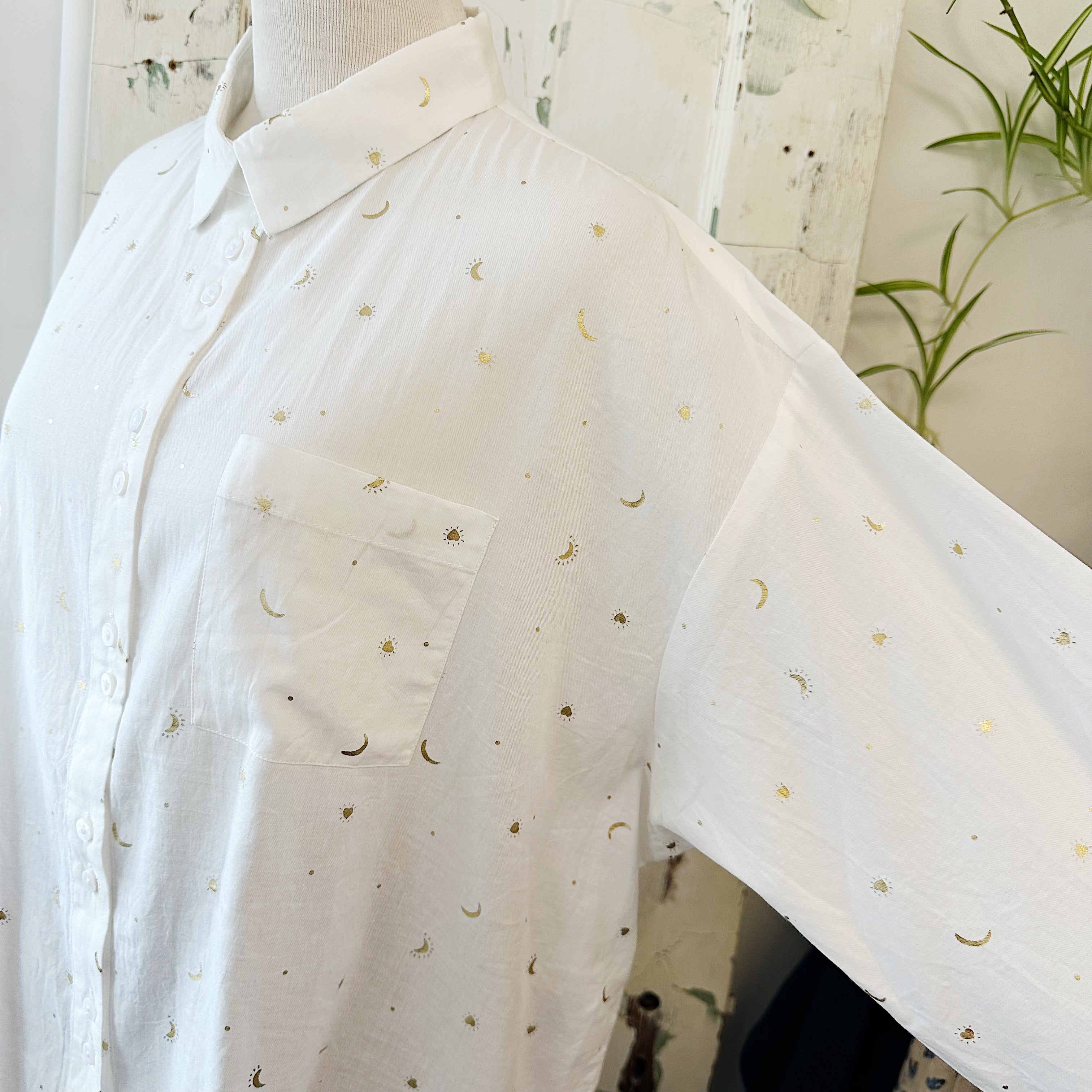 Des Petits Hauts // Vella Blouse Gold Moons