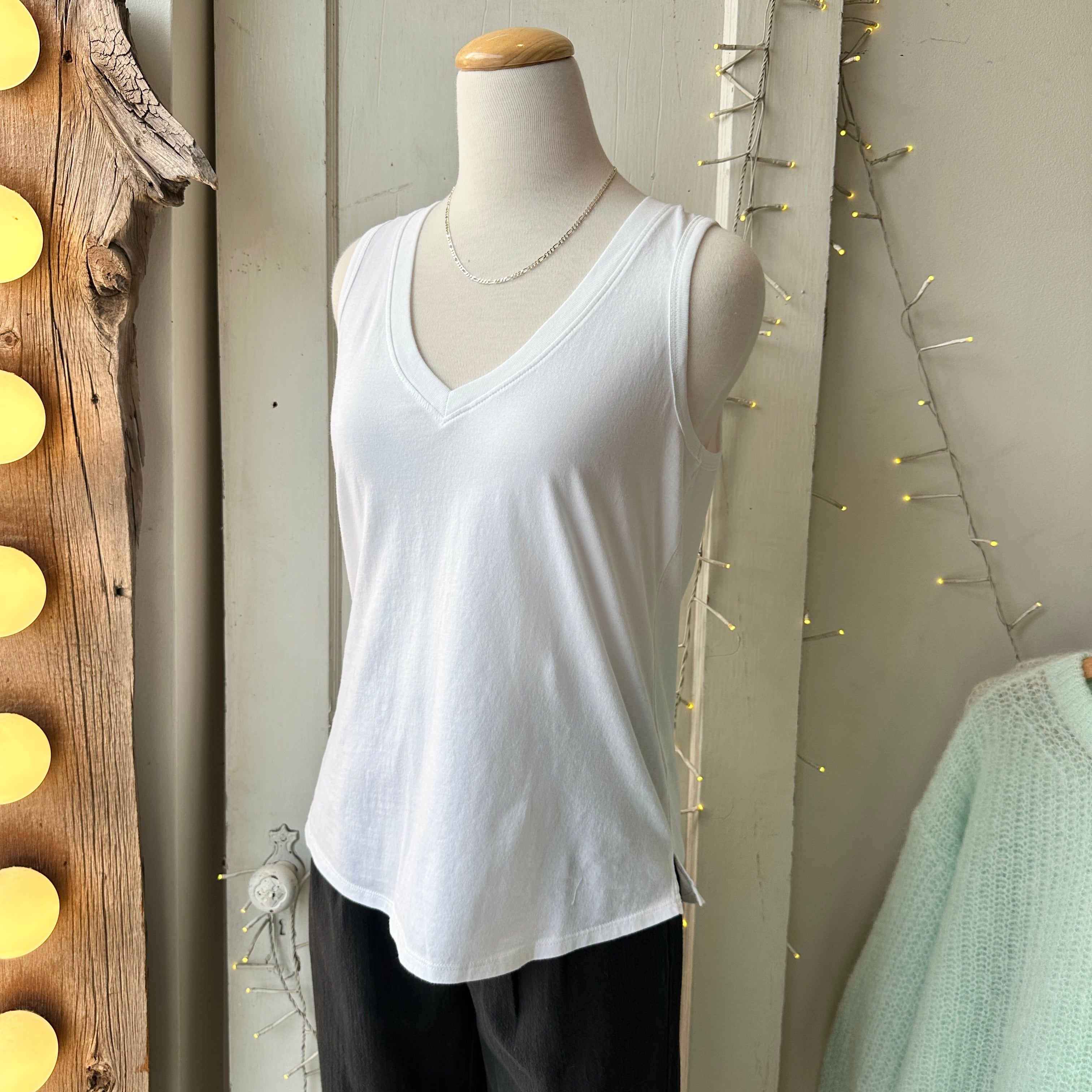 Gentle Fawn // Giselle Cotton Tank White