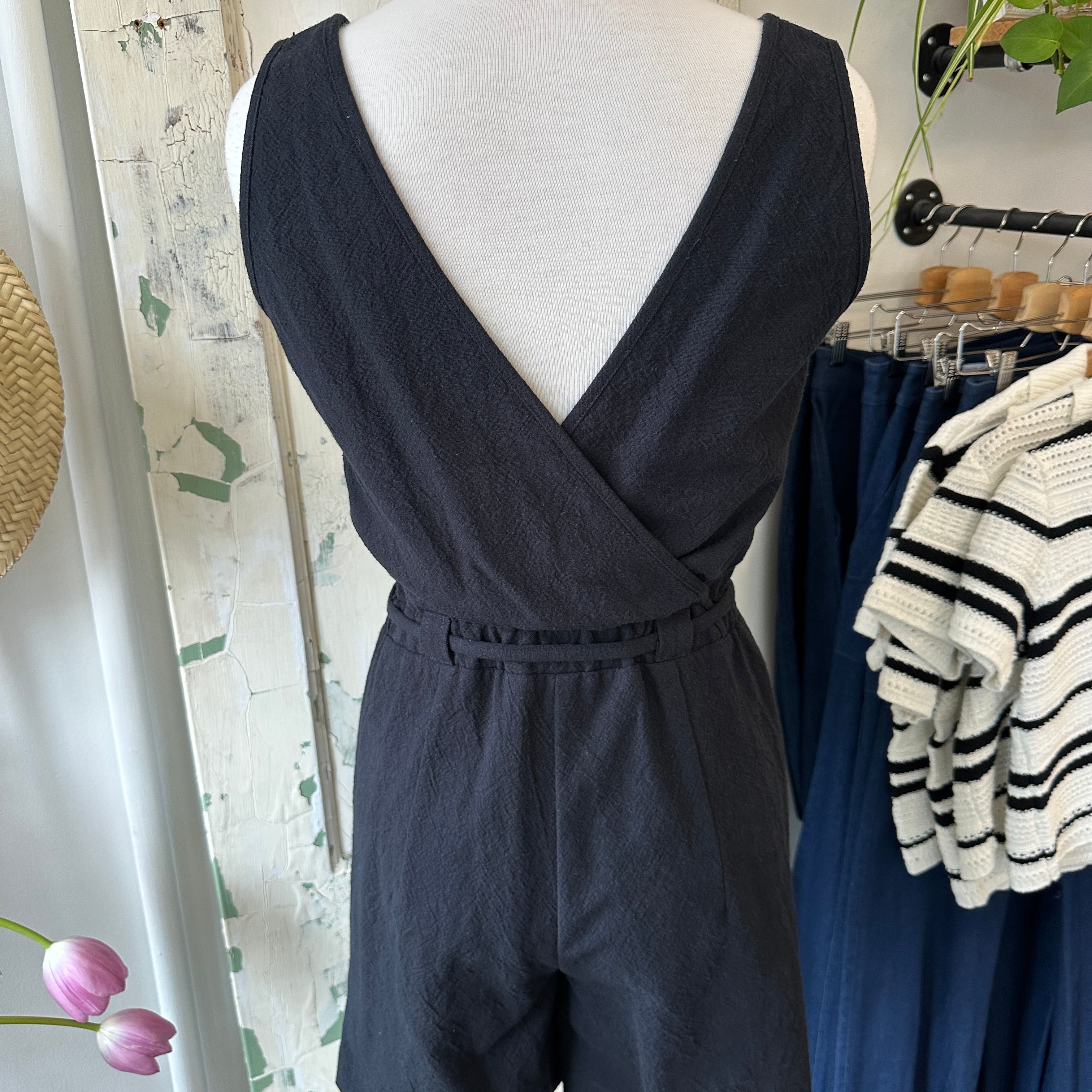 Cokluch // Shamsa Playsuit Black