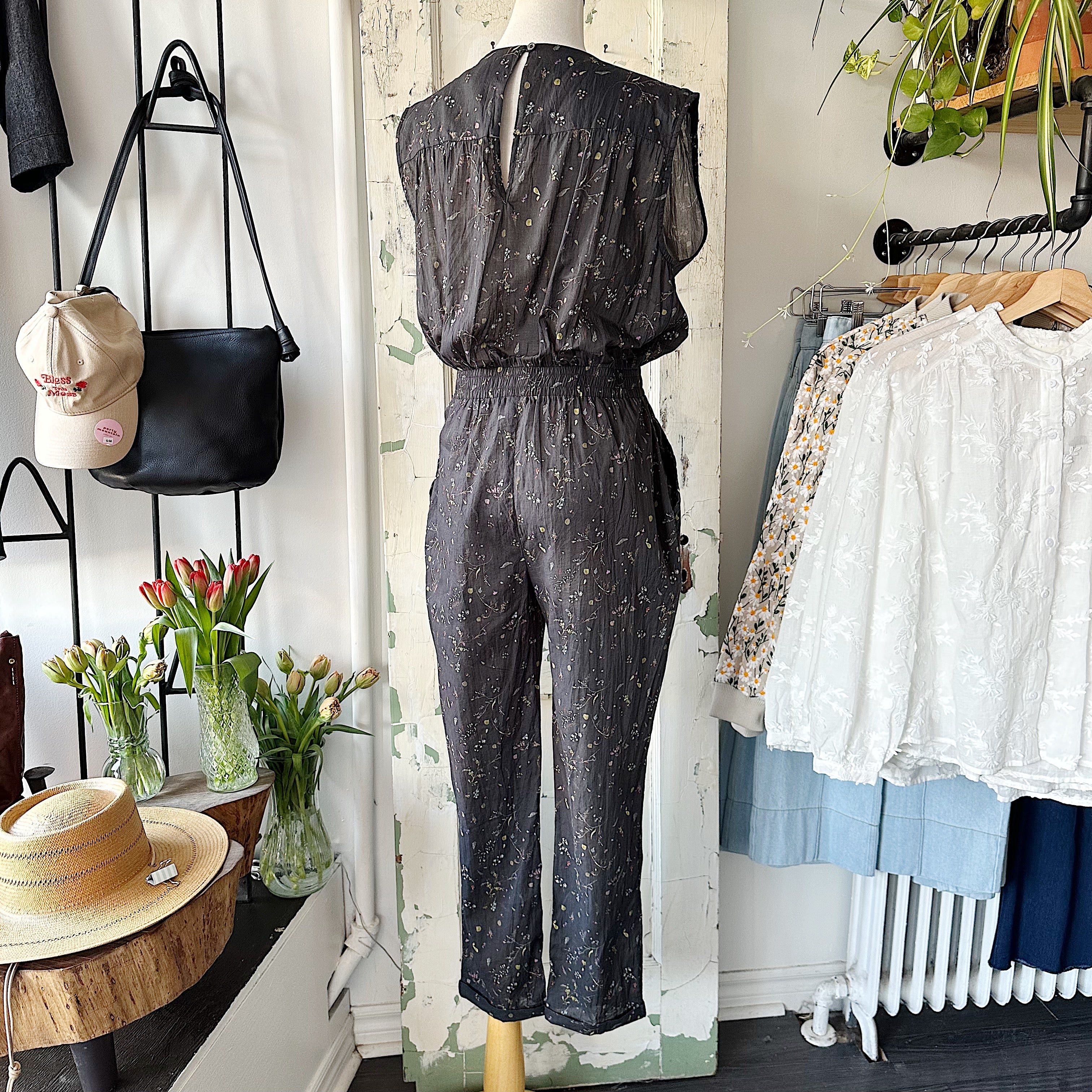 Indi & Cold // Floral Bird Jumpsuit