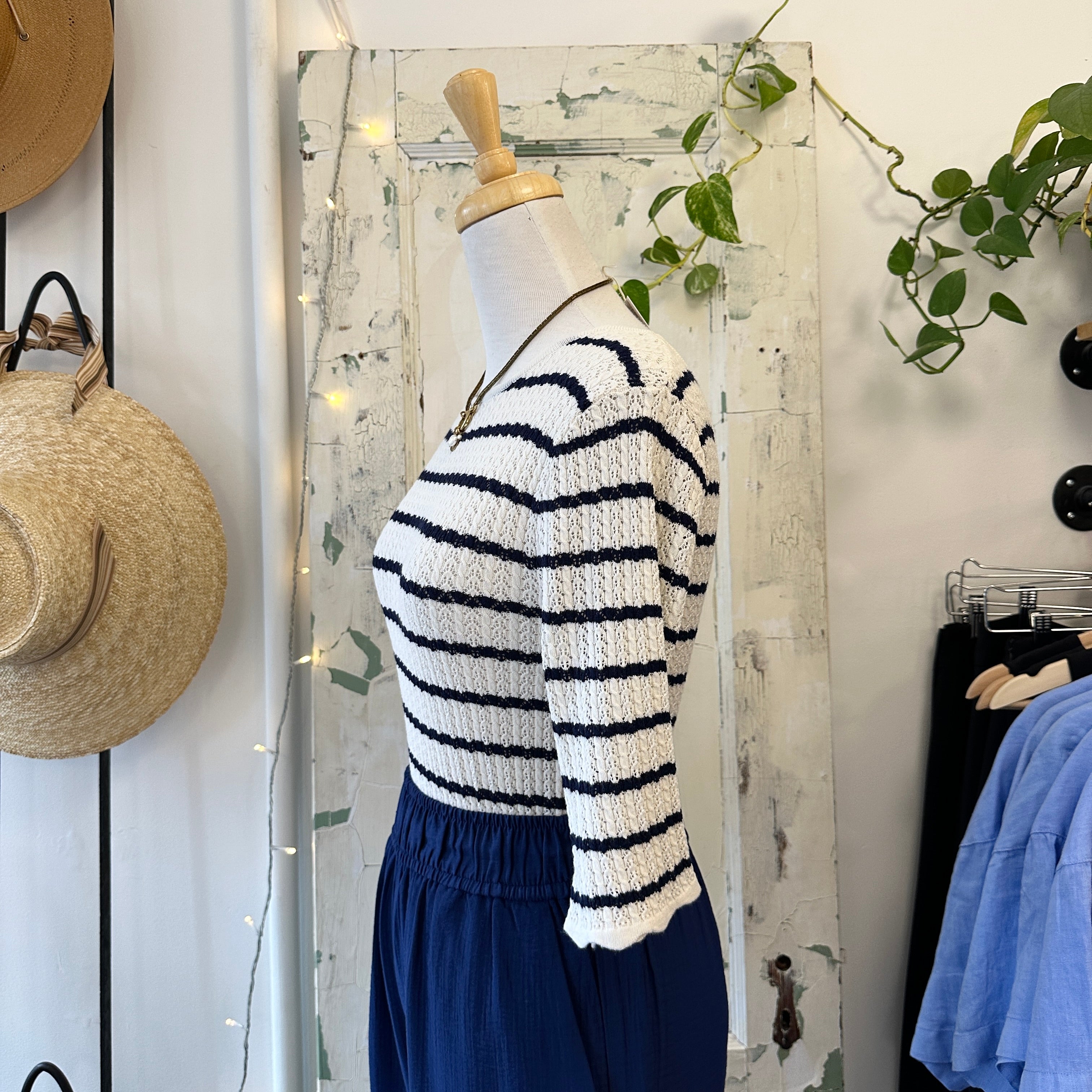 Atelier Reve // Fanto Navy Stripe Tee