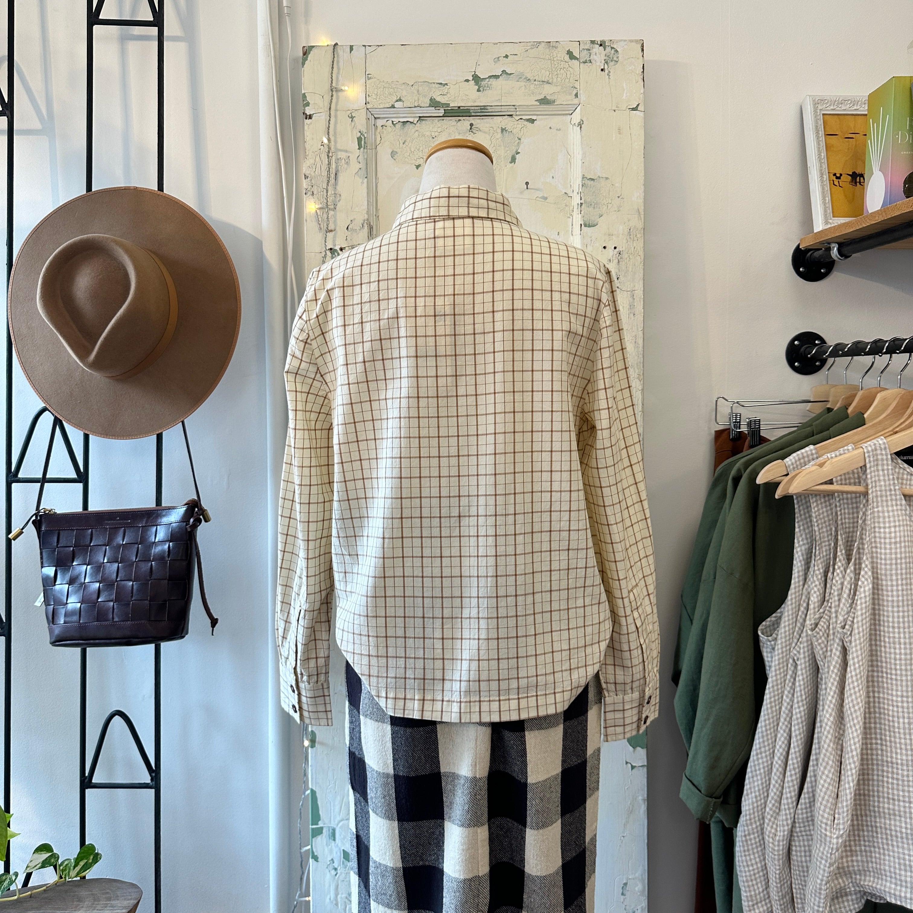 Indi & Cold // Check Button Up Shirt