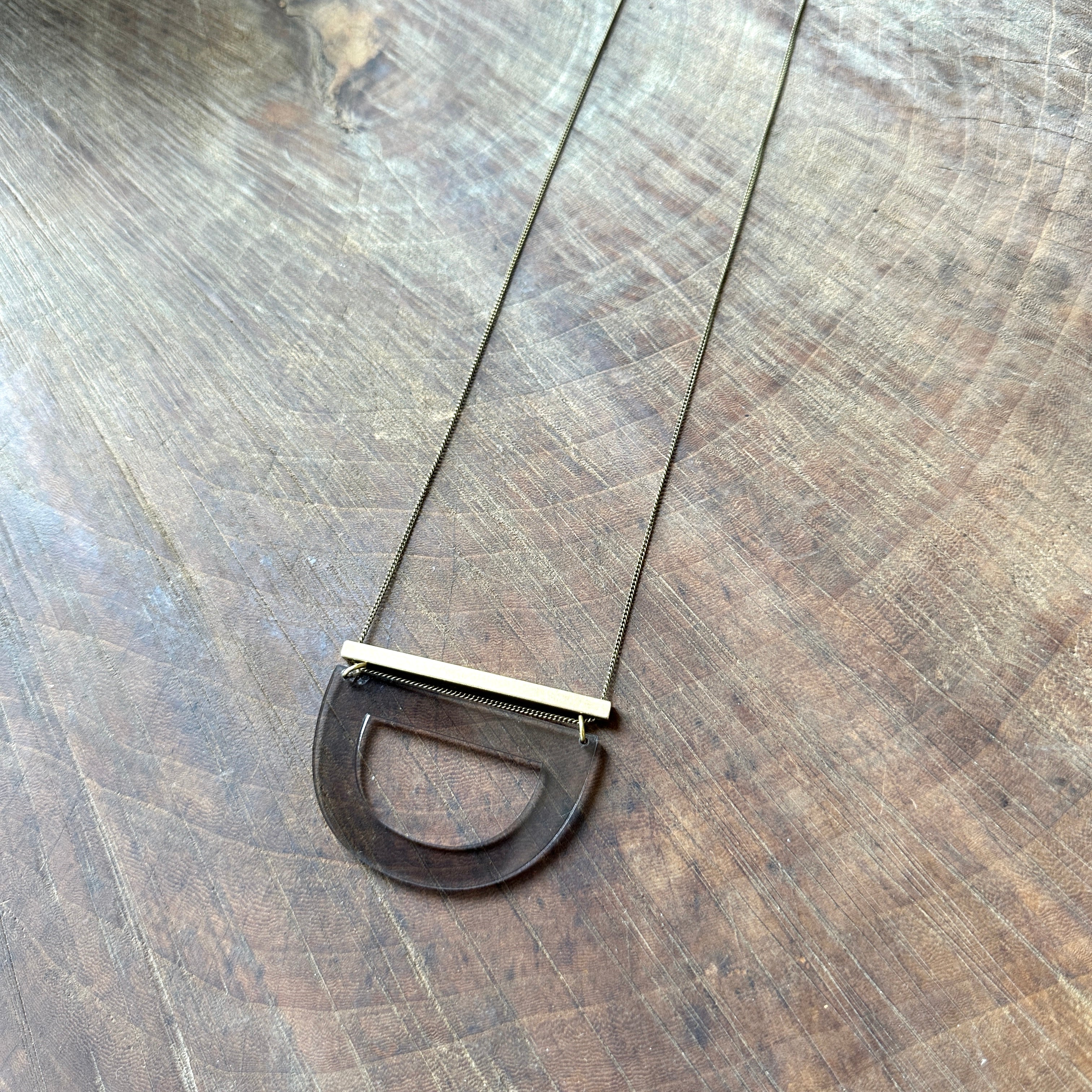 Darlings of Denmark // Smoke Acrylic Necklace