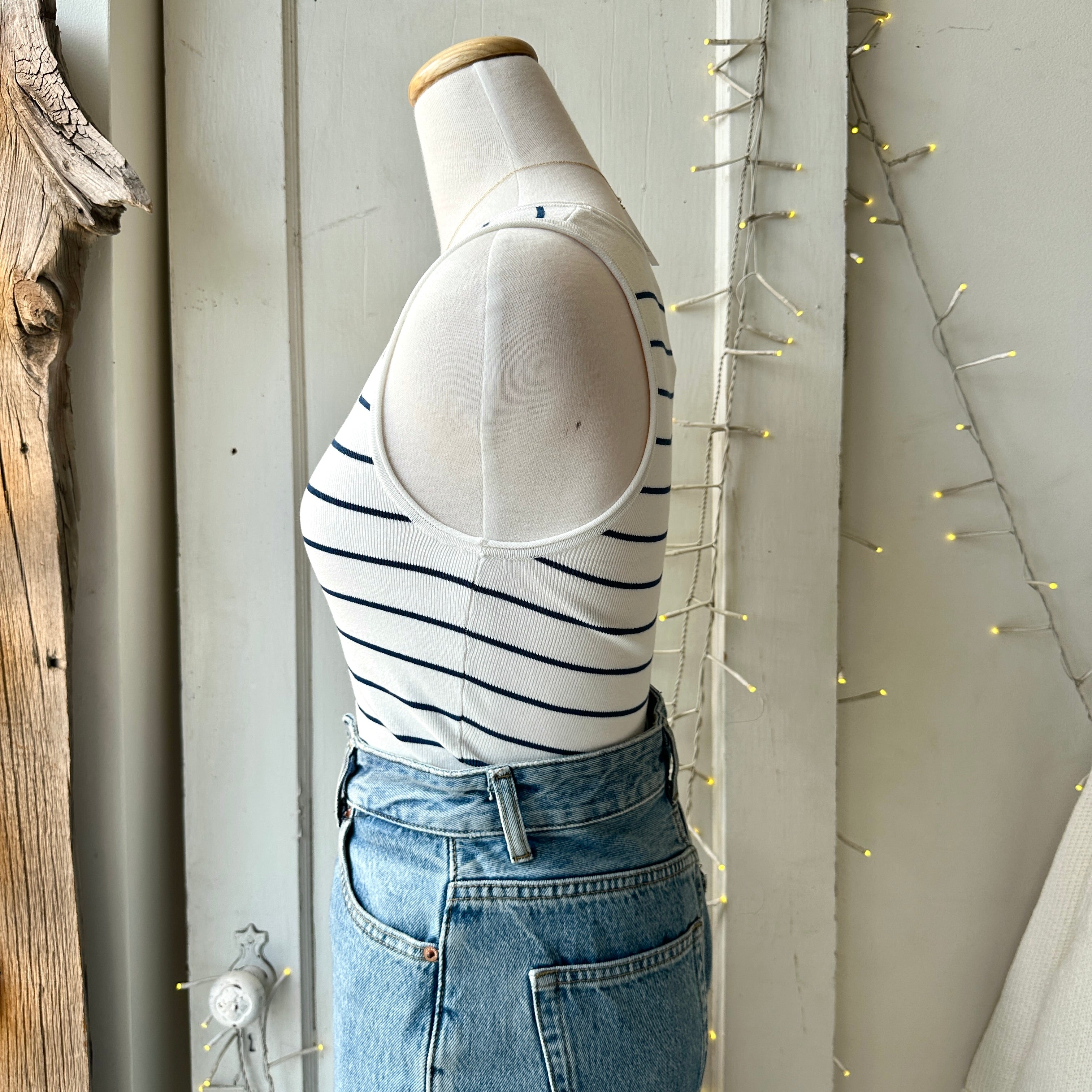 Gentle Fawn // Sierra Tank Nautical Stripe
