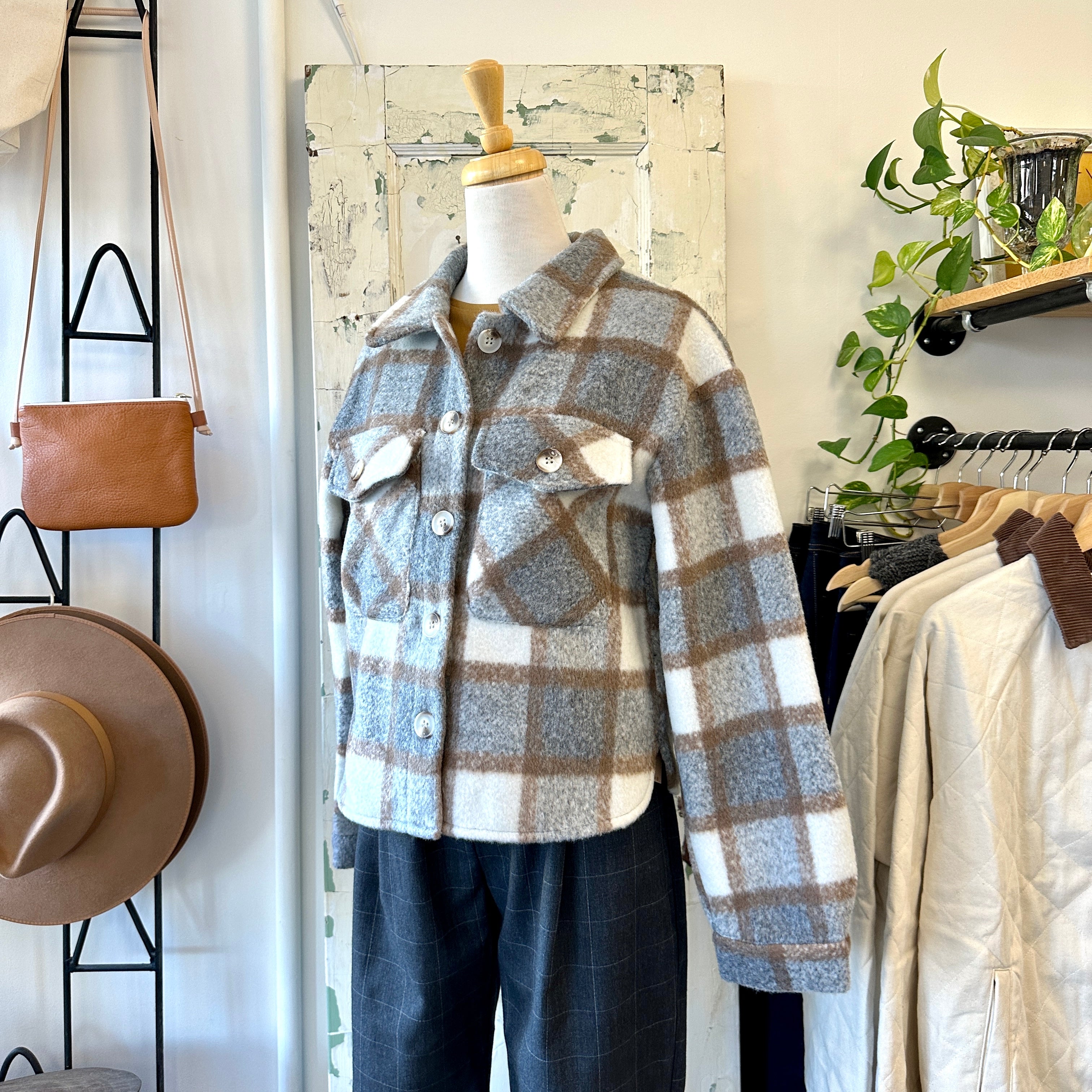 Pink Martini // Delilah Coat Grey
