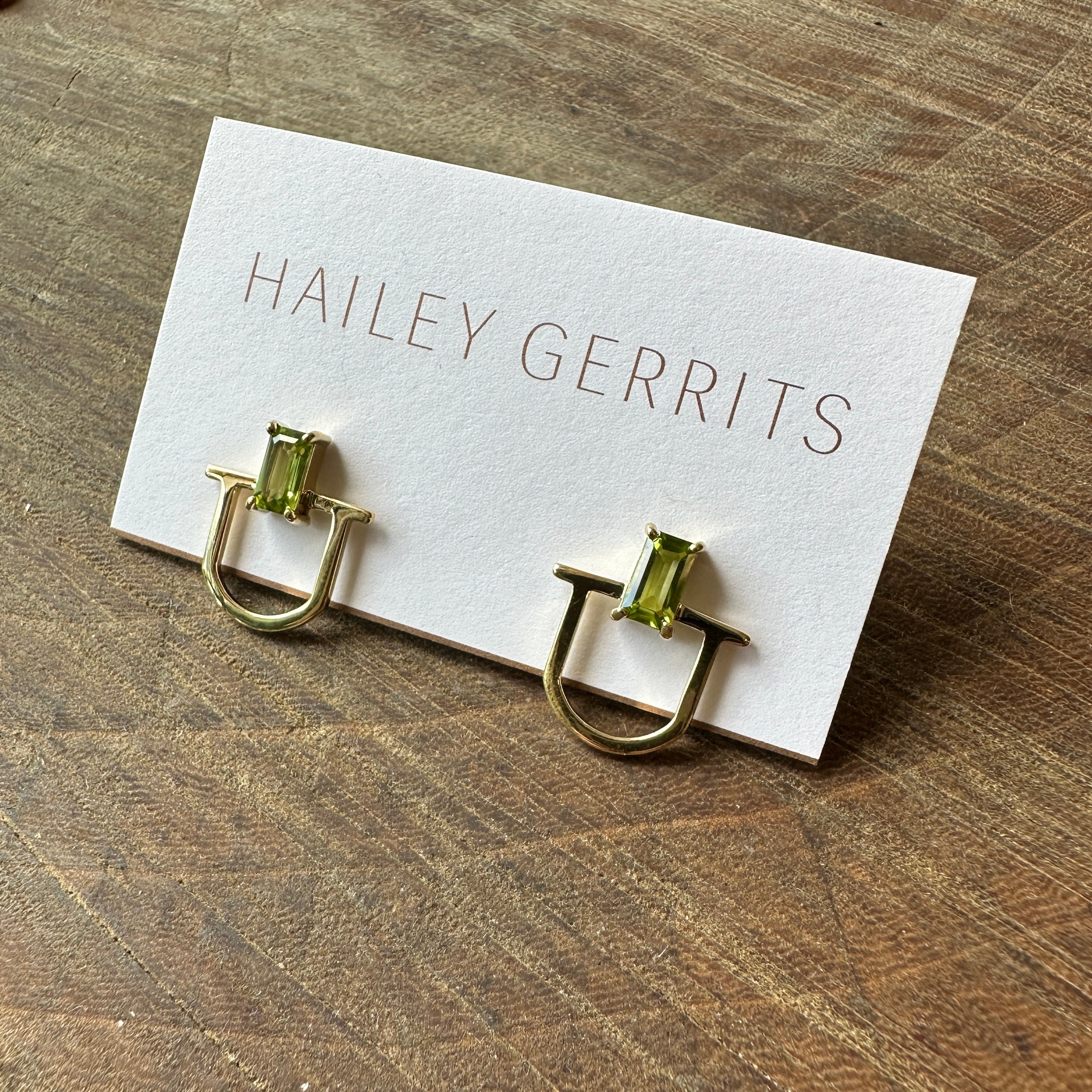 Hailey Gerrits // Tuscan Studs Peridot