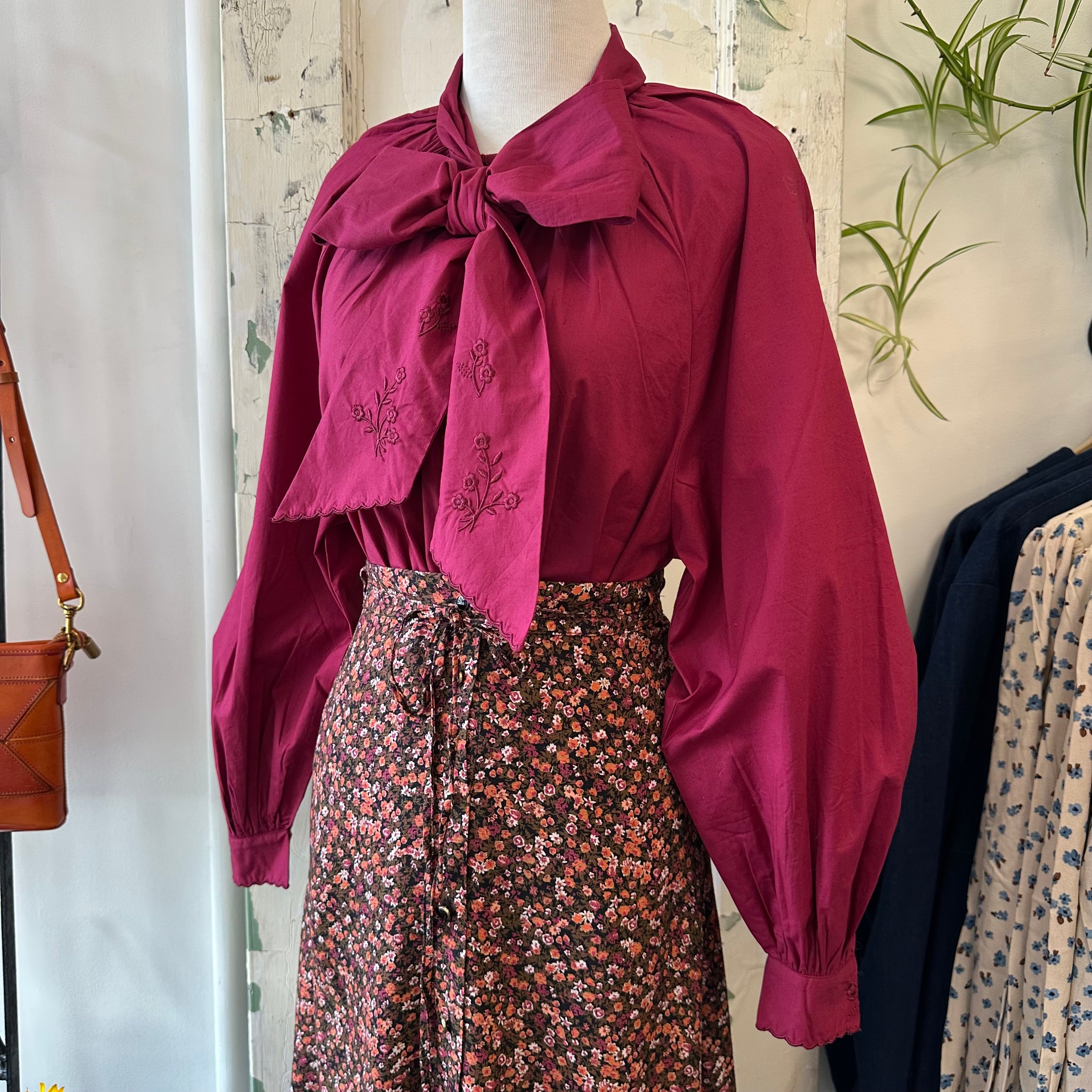 Des Petits Hauts // Trefele Cotton Bow Blouse