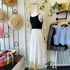 Marigold // Talina Skirt White Stripe