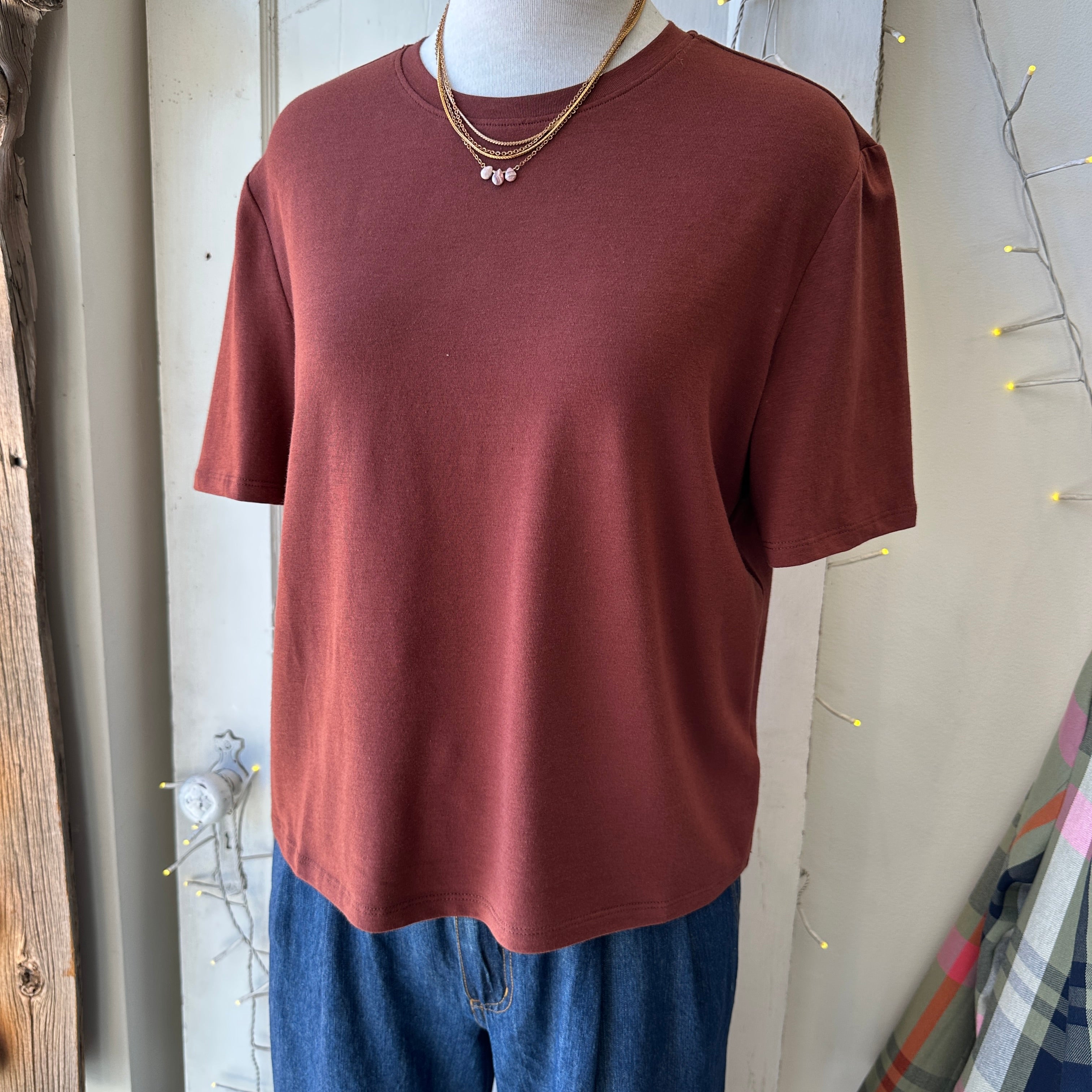 Gentle Fawn // Christine Tee Mahogany