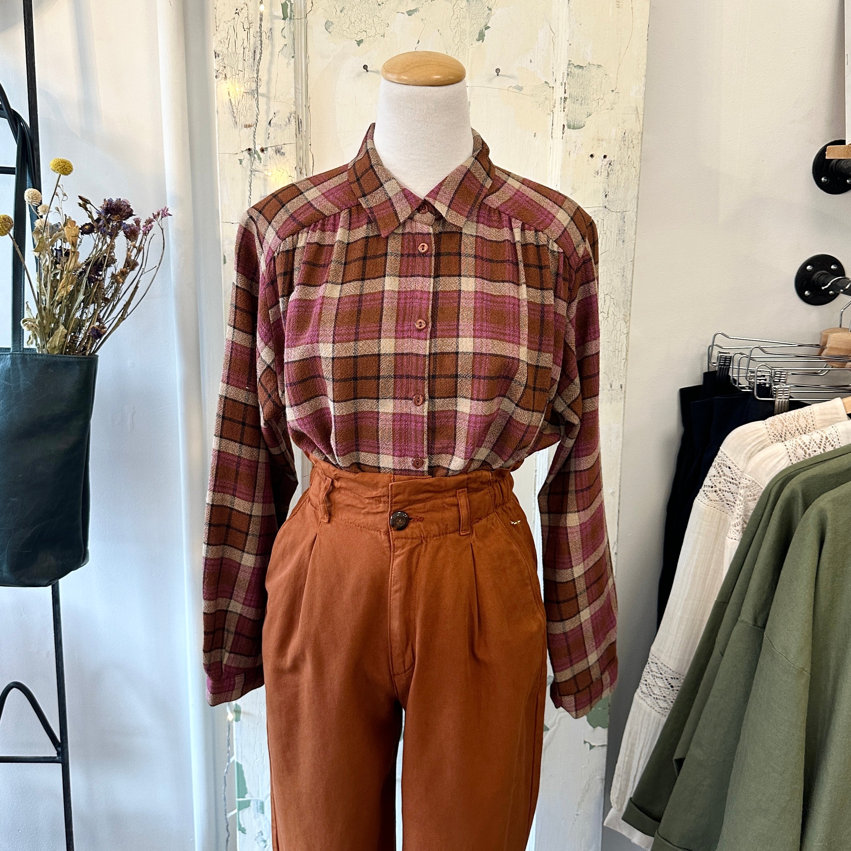 Des Petits Hauts // Vioni Blouse Matobo Plaid