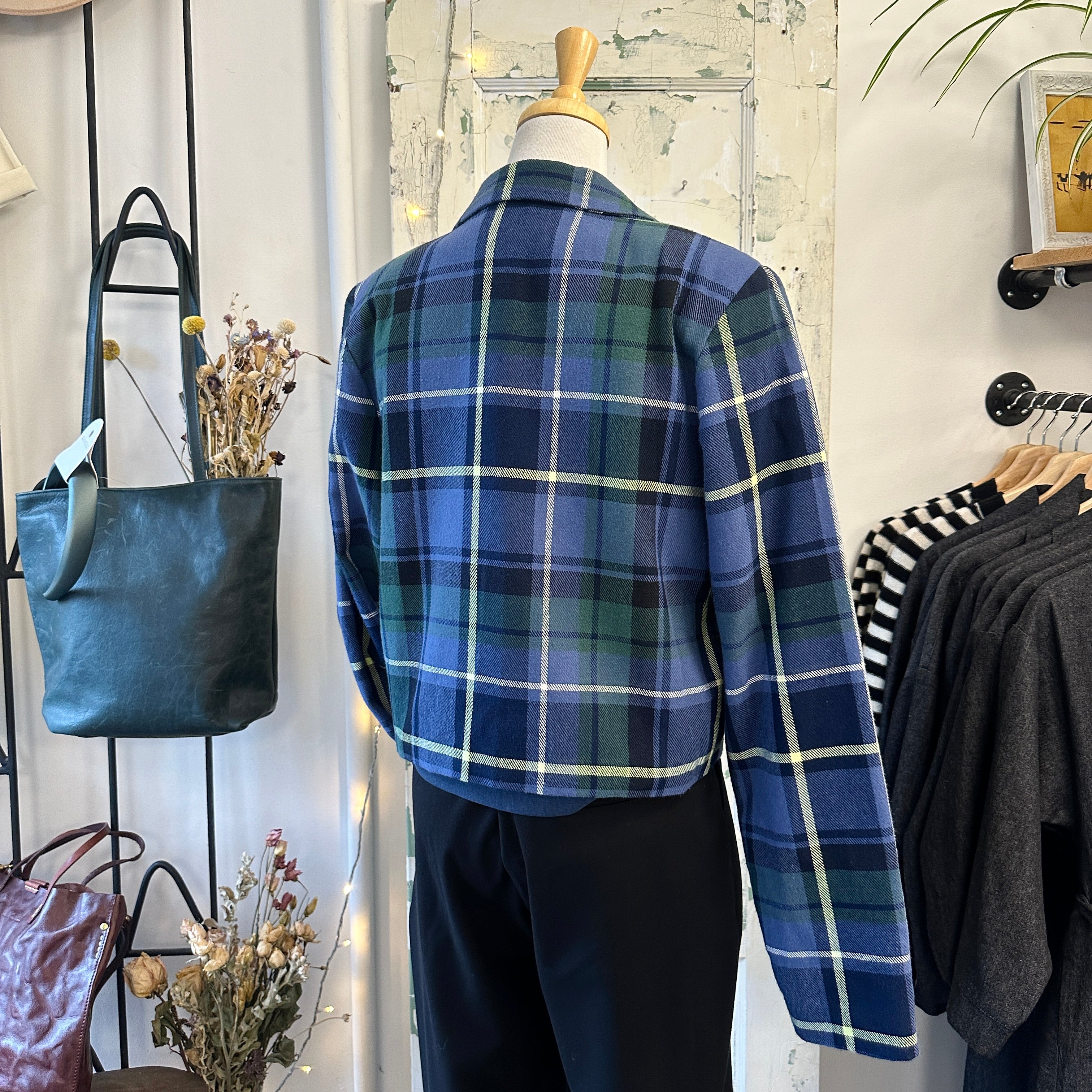 Bodybag by Jude // Vivienne Cropped Jacket Plaid
