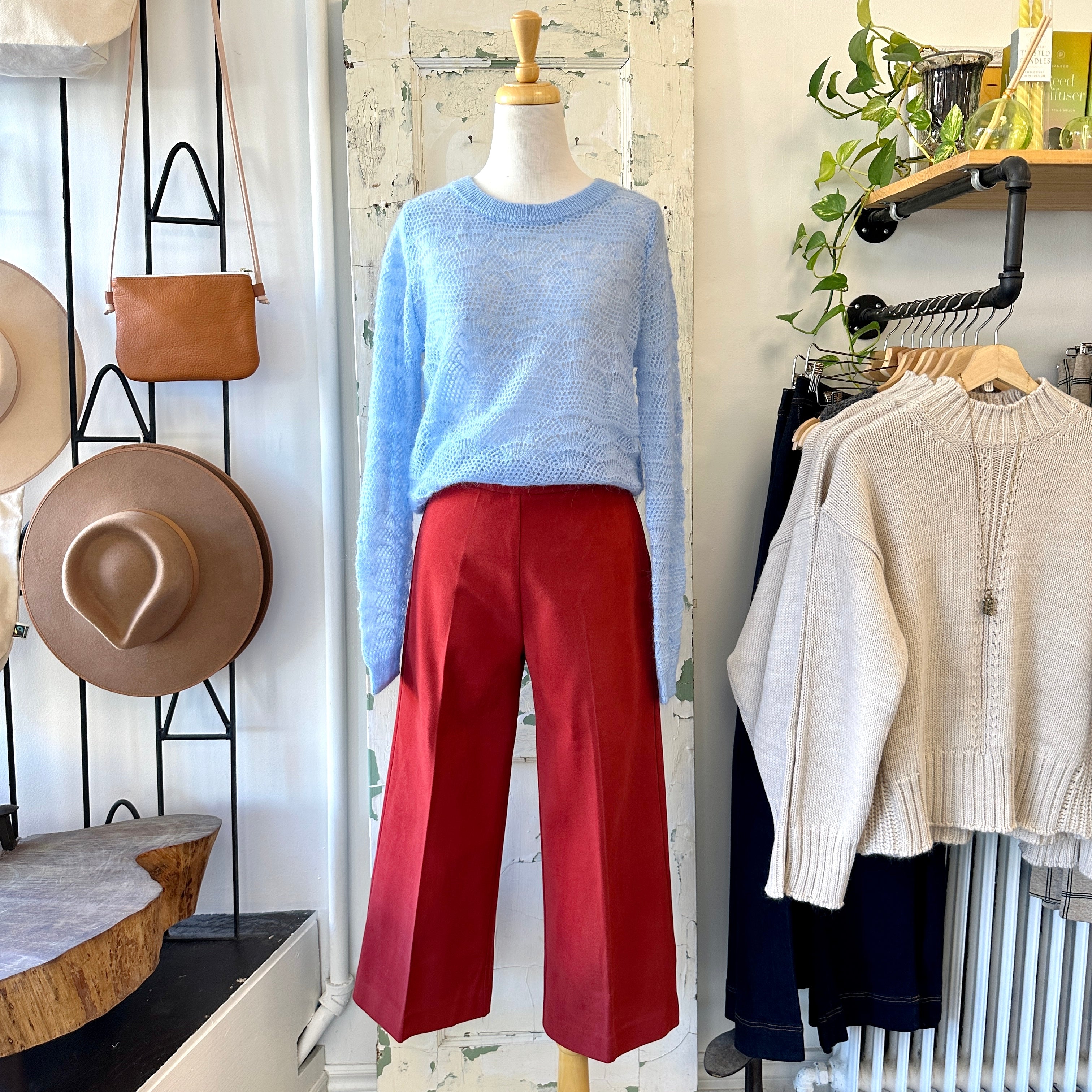 Pink Martini // Nadia Pants Red