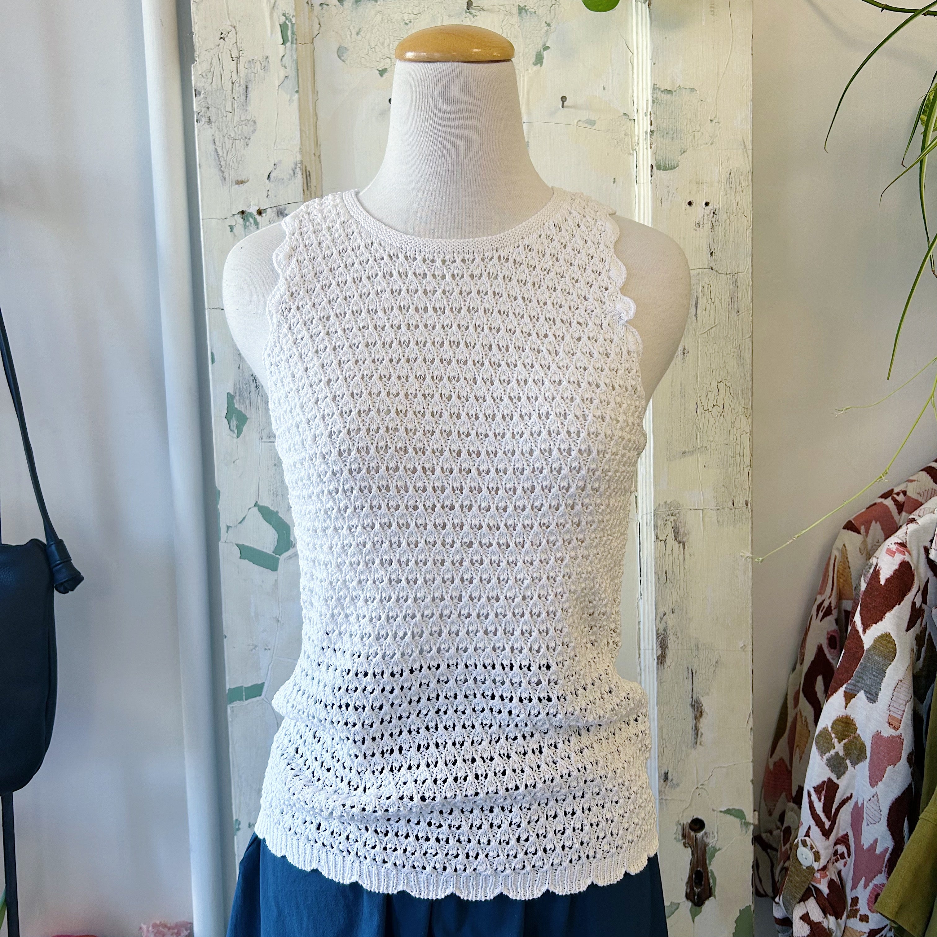 Melissa Nepton / Mirali Knit Tank White