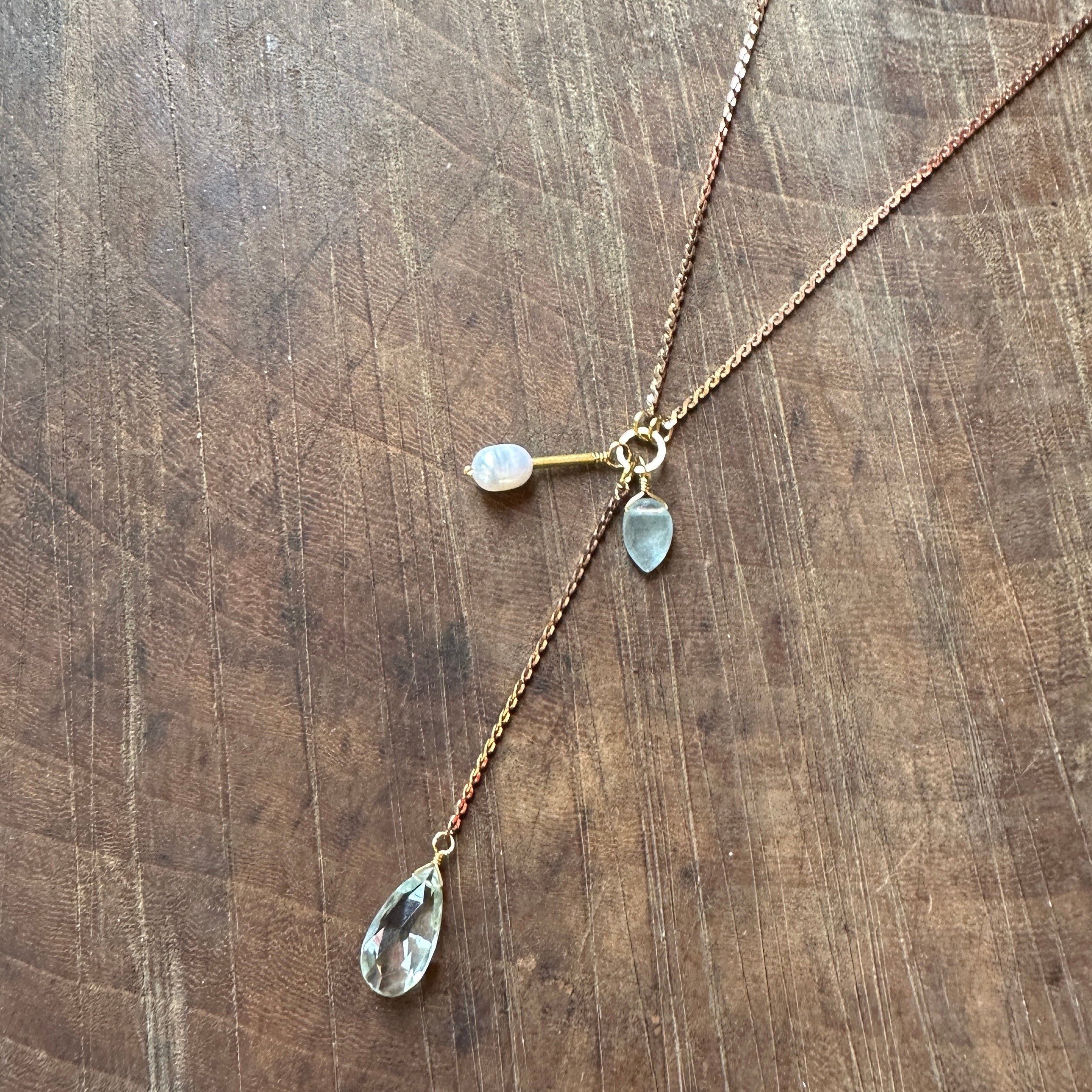 Hailey Gerrits // Brisa Necklace Green Amethyst