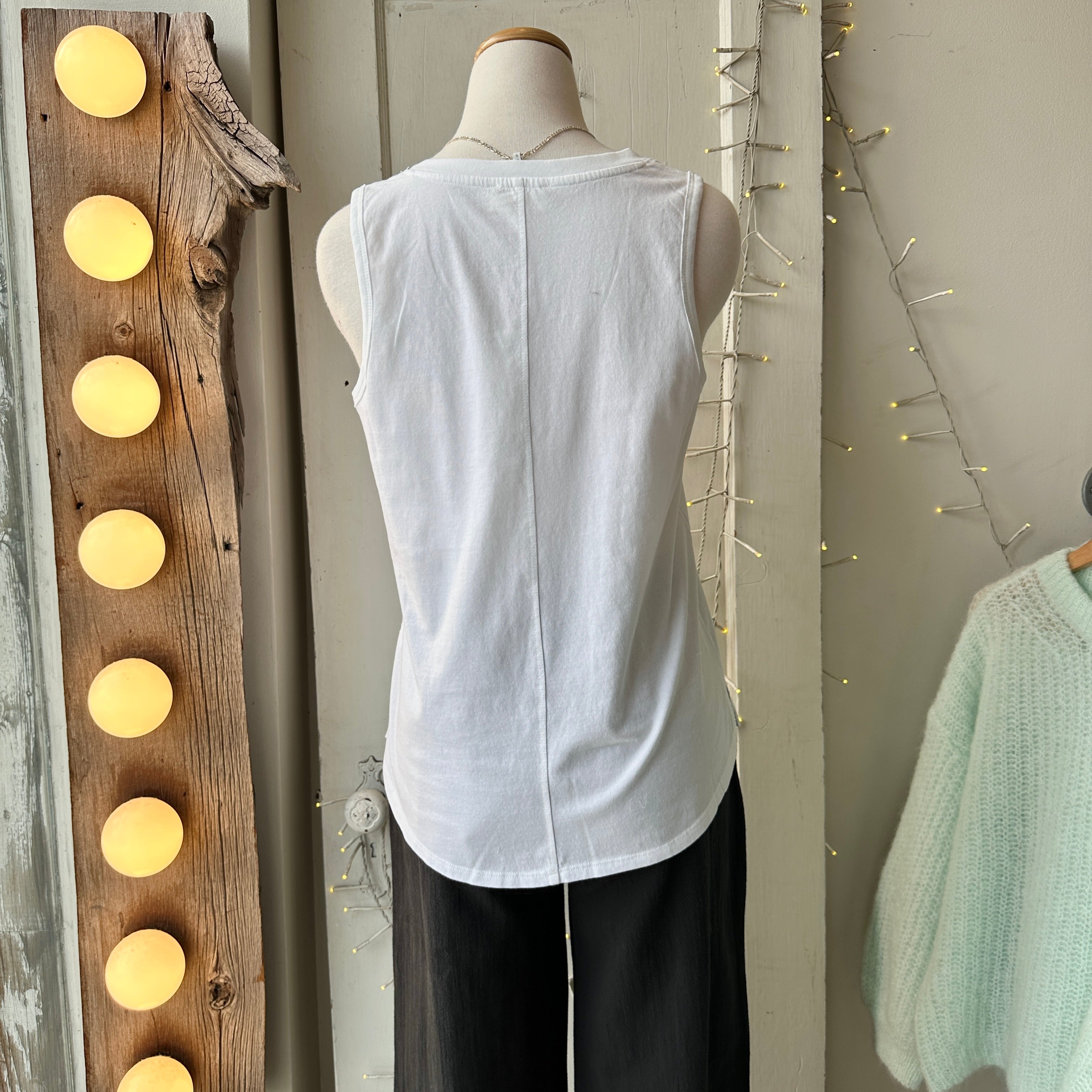 Gentle Fawn // Giselle Cotton Tank White