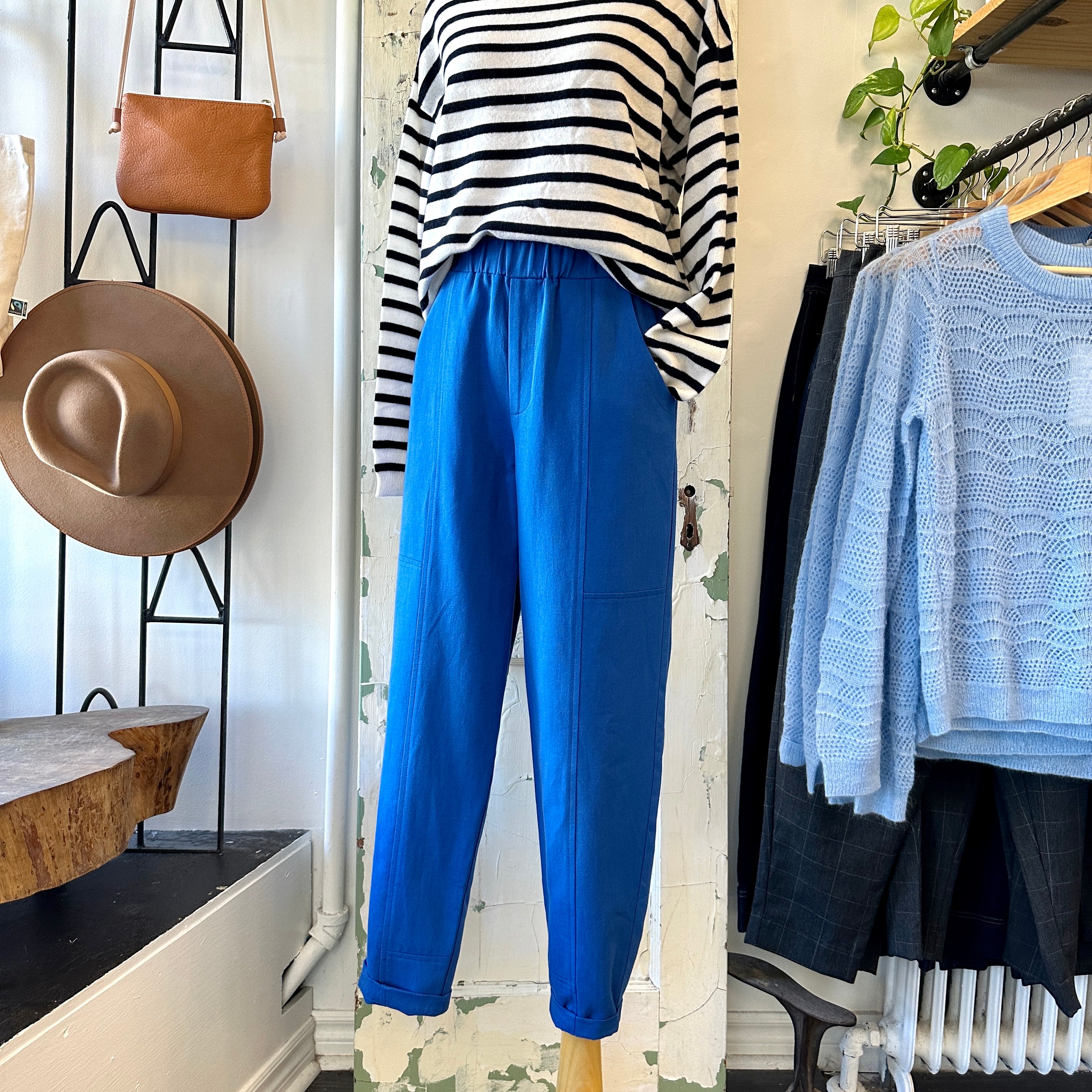 Eve Gravel // Napoli Pant Cobalt