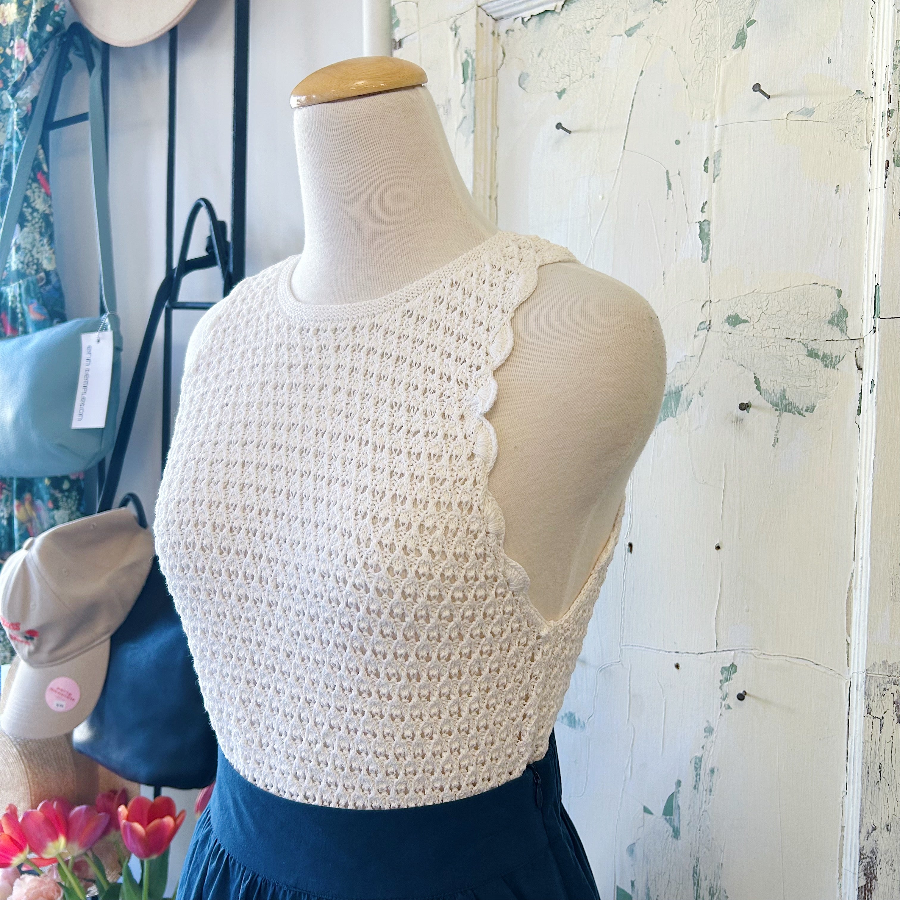 Melissa Nepton / Mirali Knit Tank White