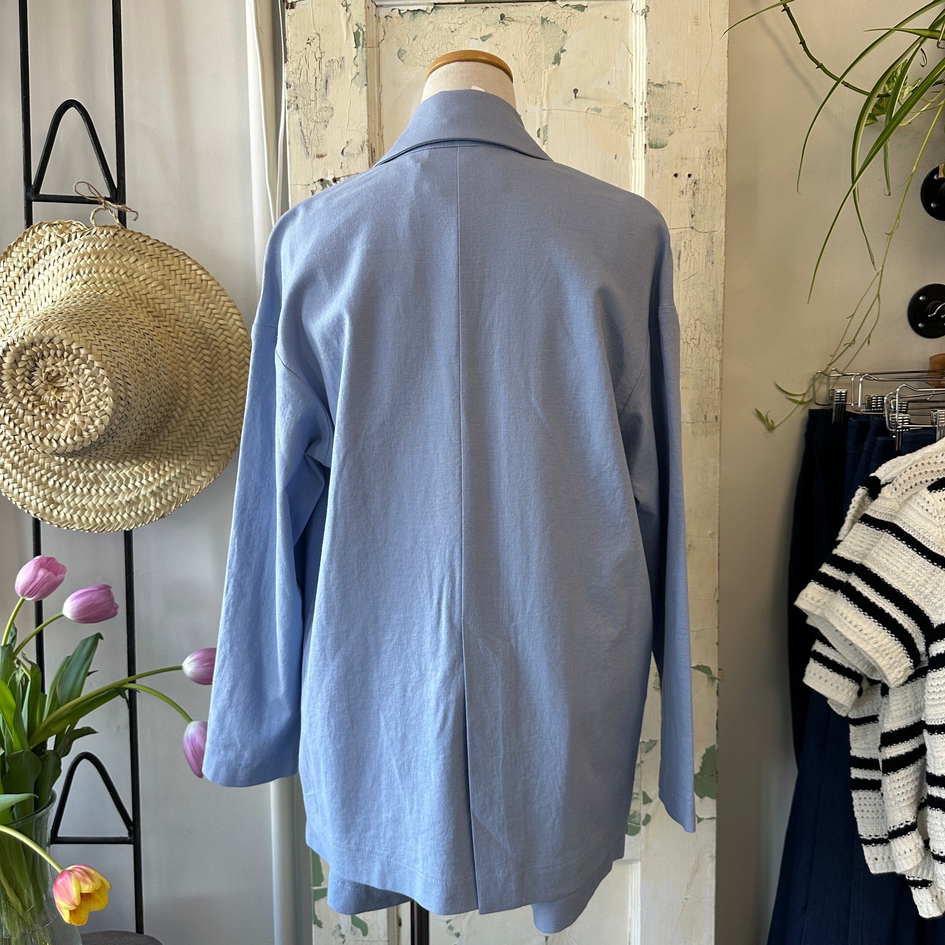 Dagg & Stacey // Hollis Blazer Ice Blue