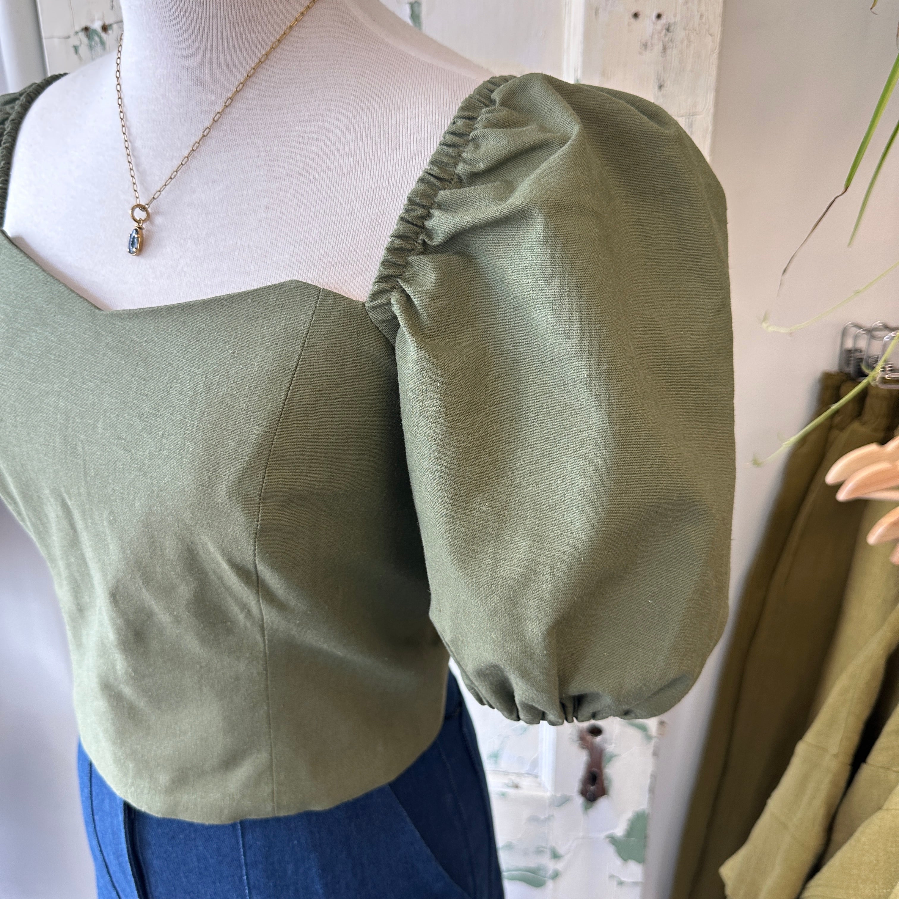 Marigold // Aurore Top Olive