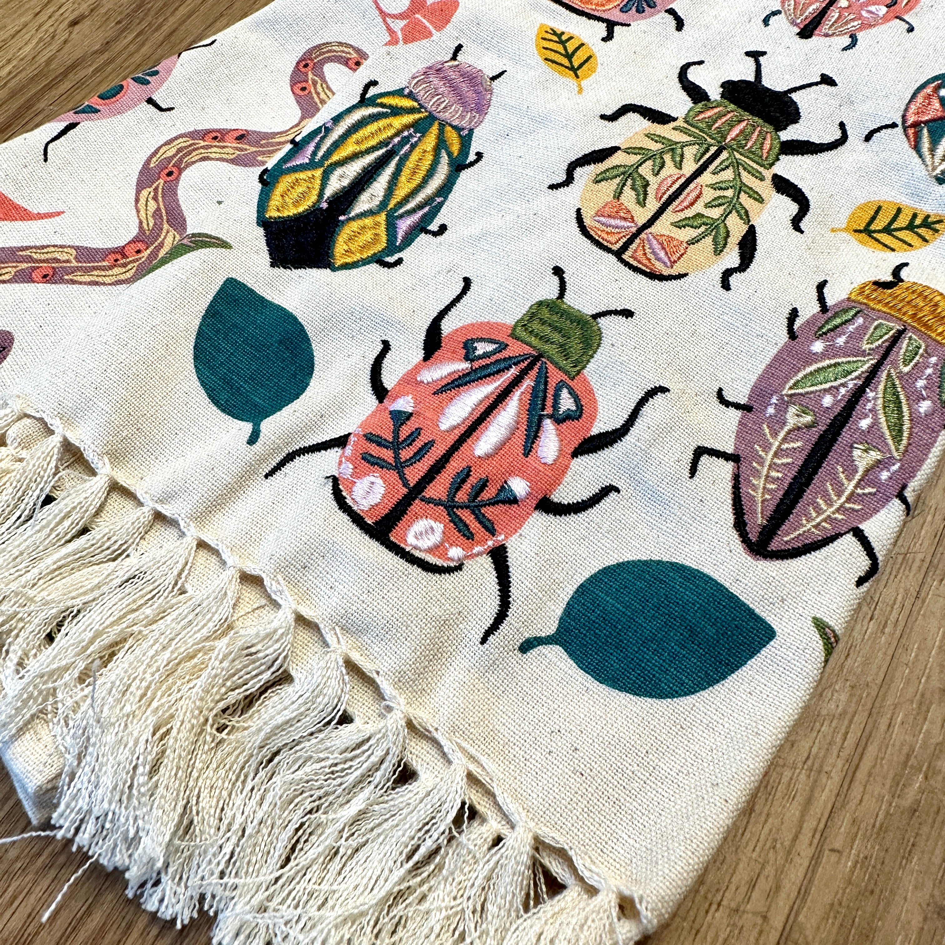 Danica // Embroidered Dishtowel Amulet
