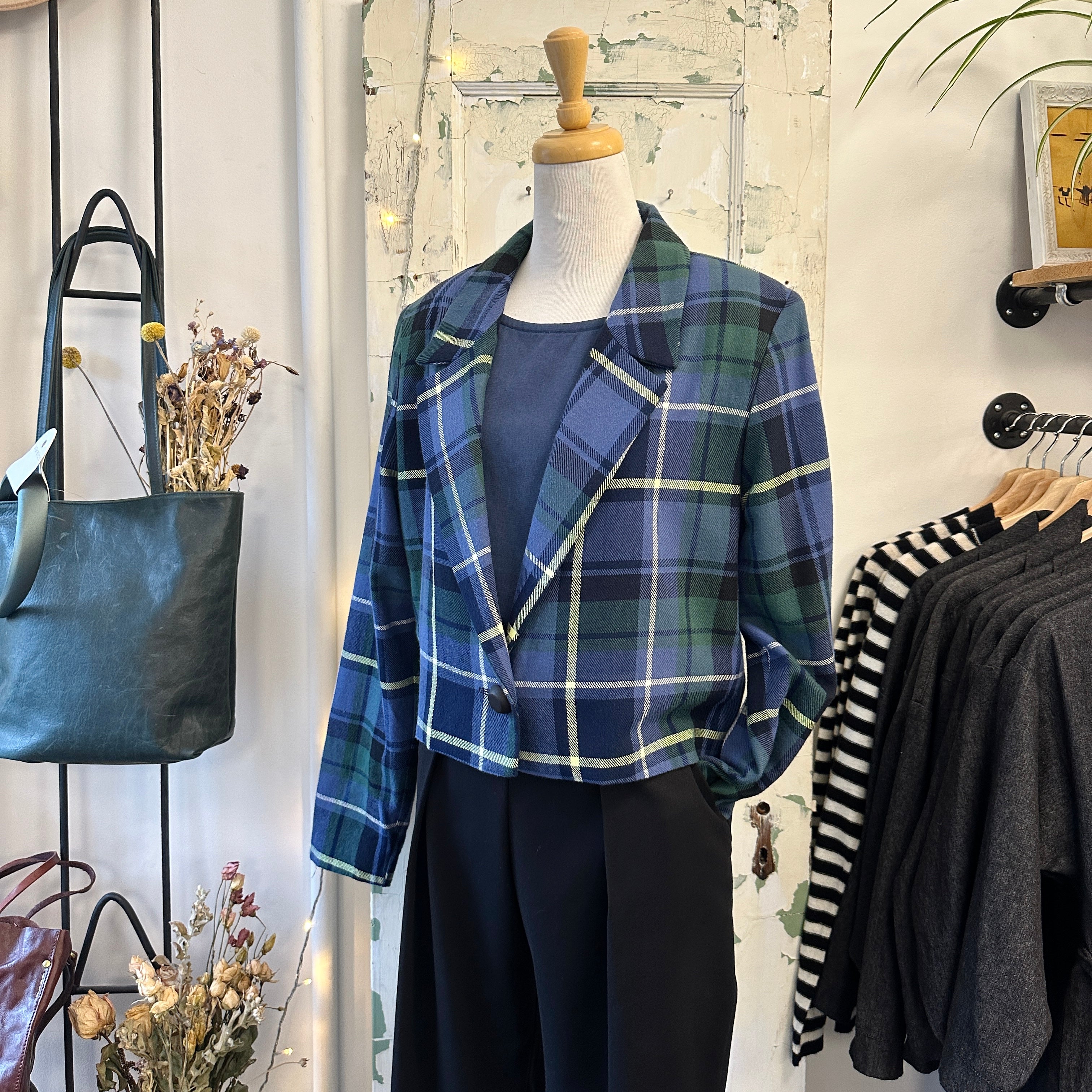 Bodybag by Jude // Vivienne Cropped Jacket Plaid