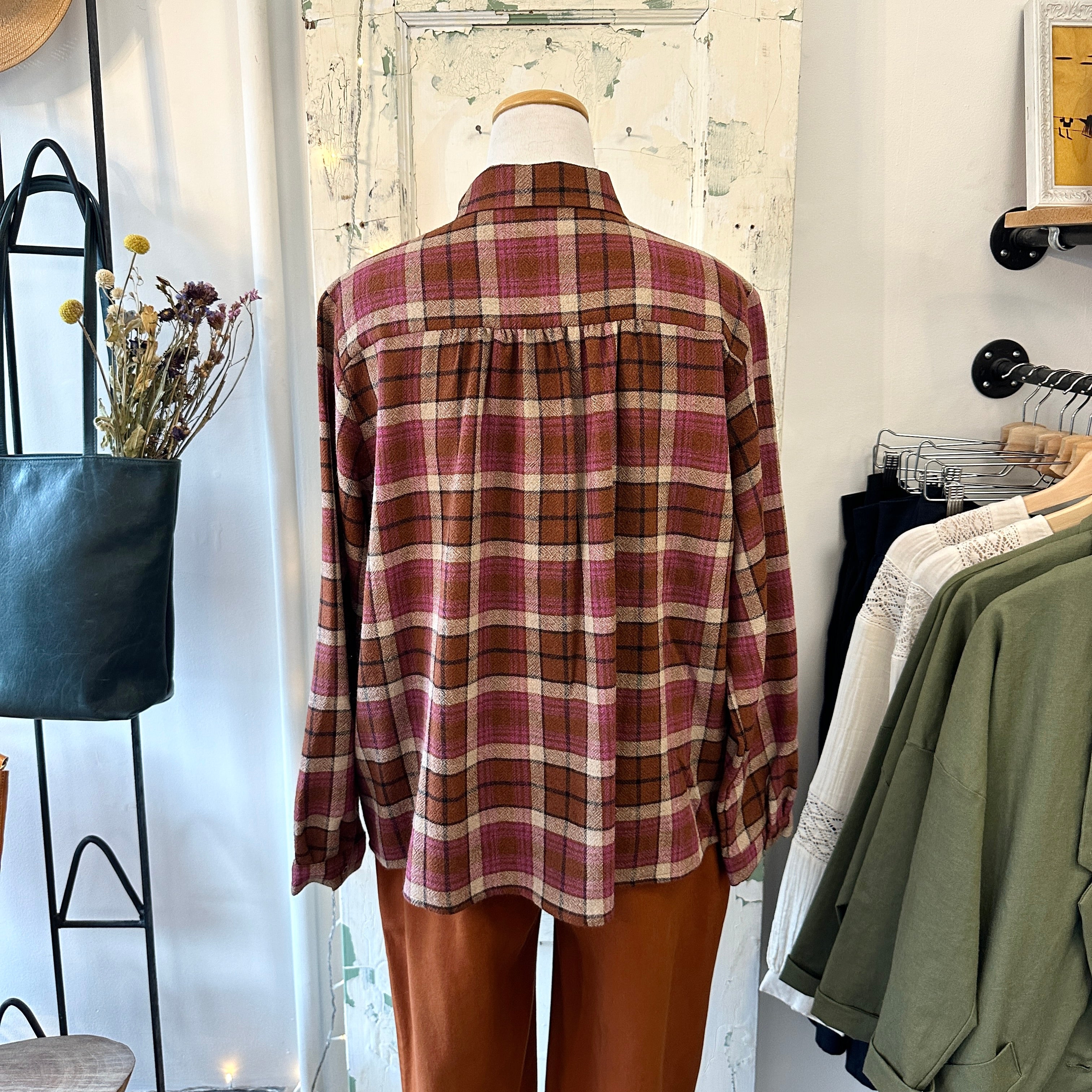 Des Petits Hauts // Vioni Blouse Matobo Plaid