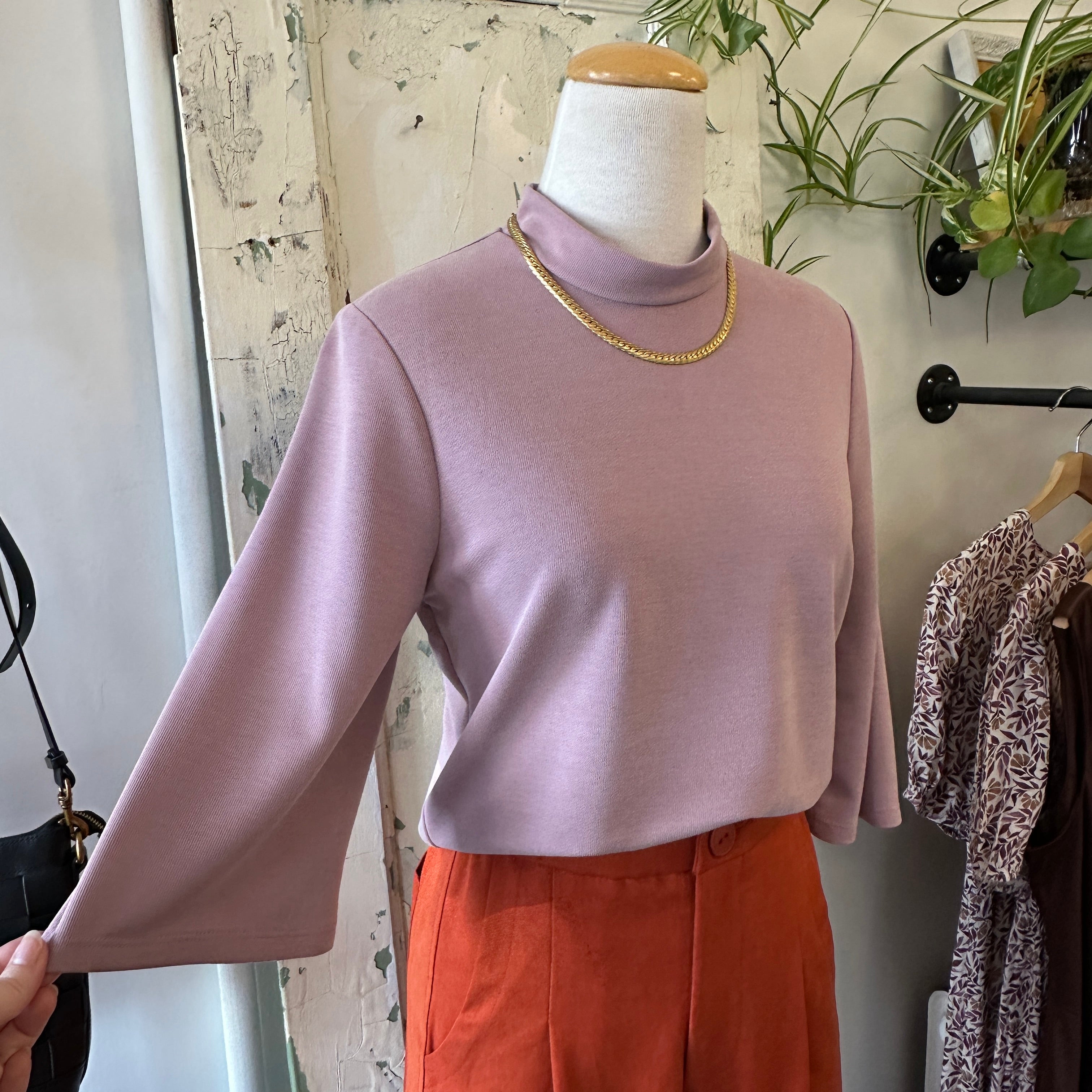 Eve Gravel // Iset Top Dusty Pink