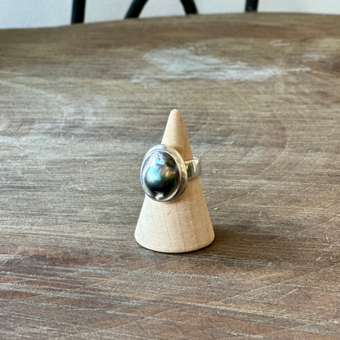 Frug //  Hammered Bar Hoop Earrings
