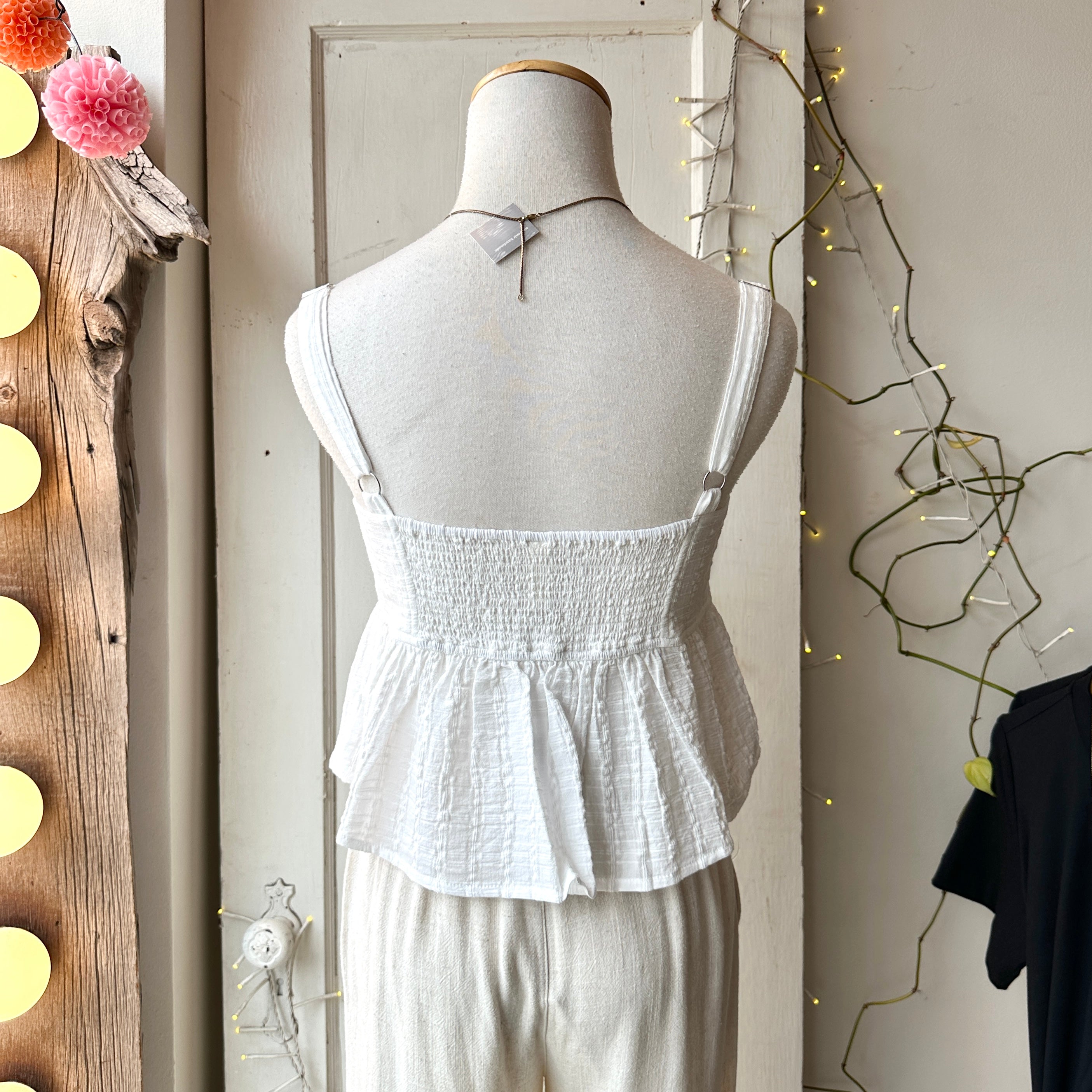 Gentle Fawn // Quincy Top White *Last Size Medium