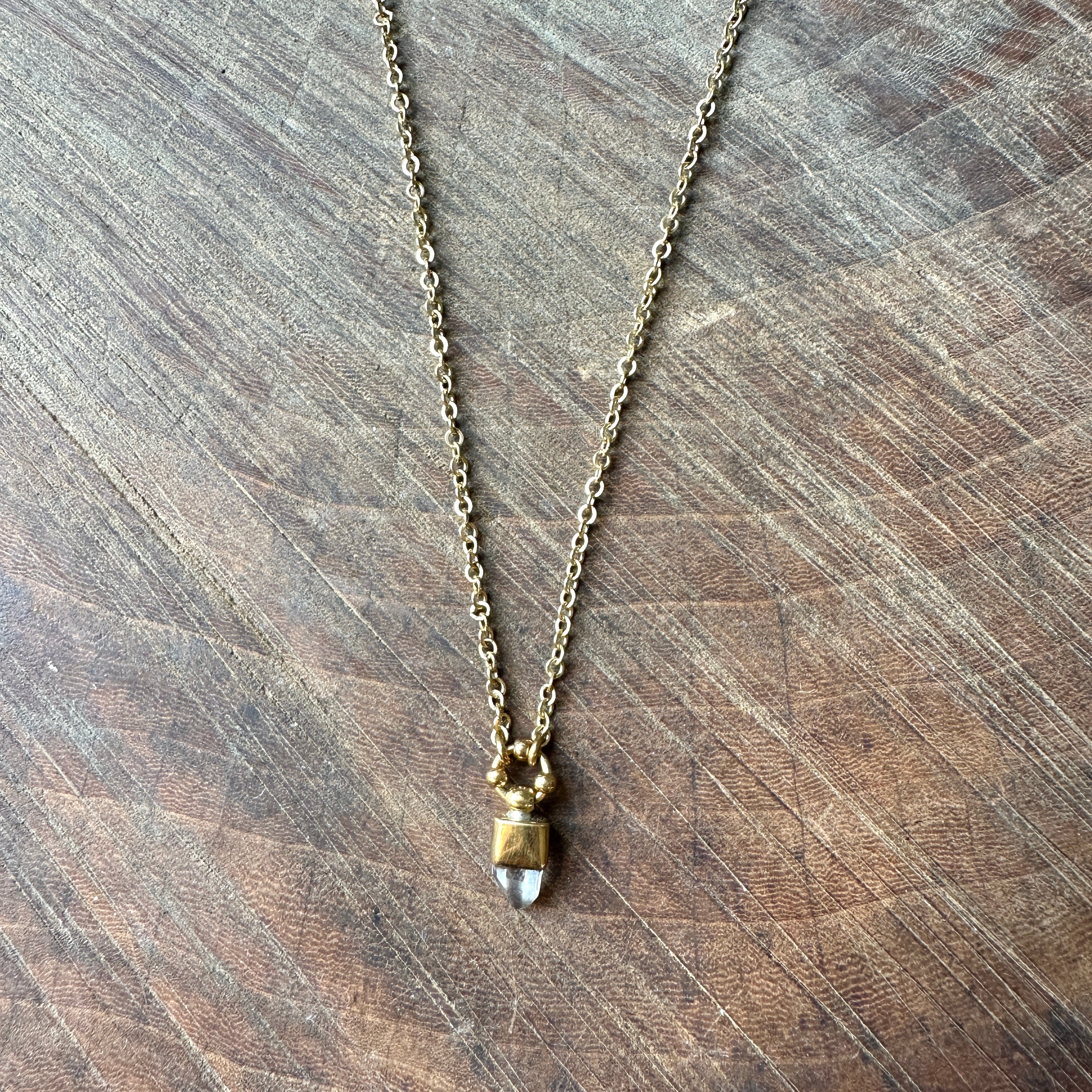 Lissa Bowie // Center Point QZ Necklace