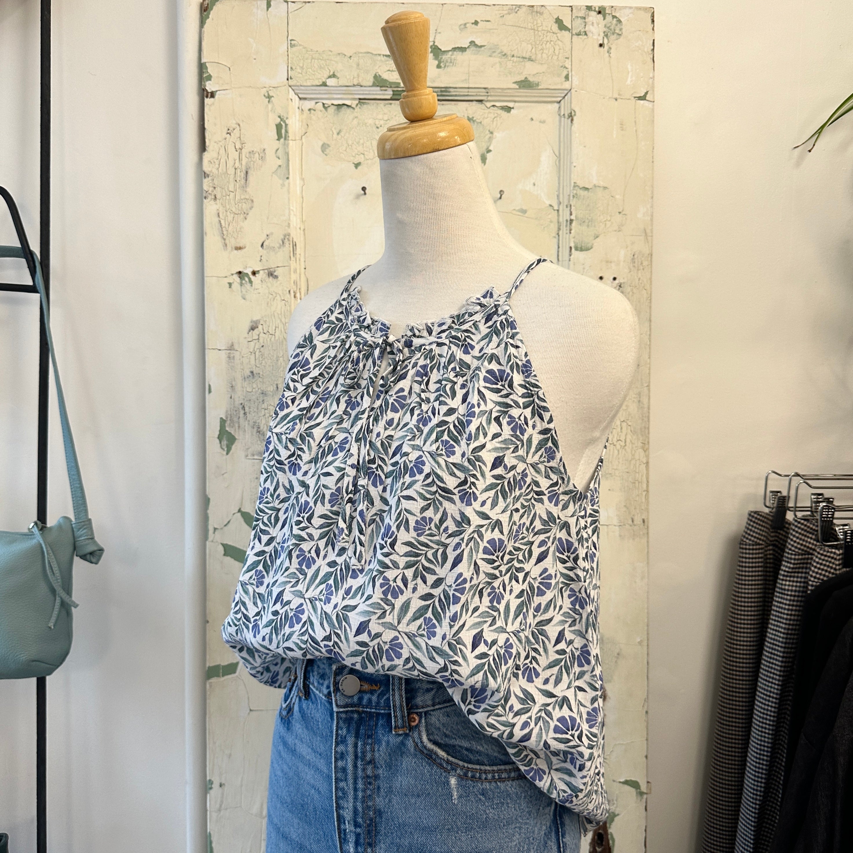 Indi & Cold // Little Leaf Viscose Top