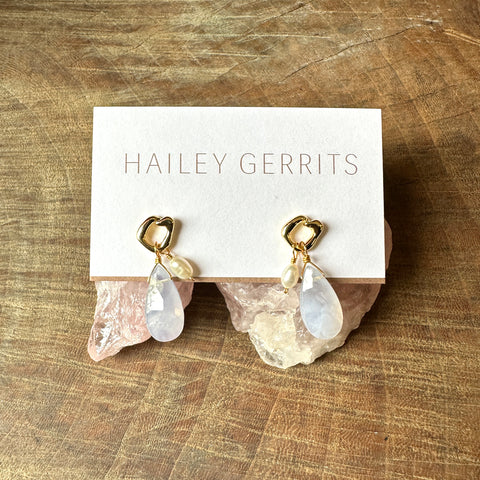Hailey Gerrits // Enver Earrings Lapis
