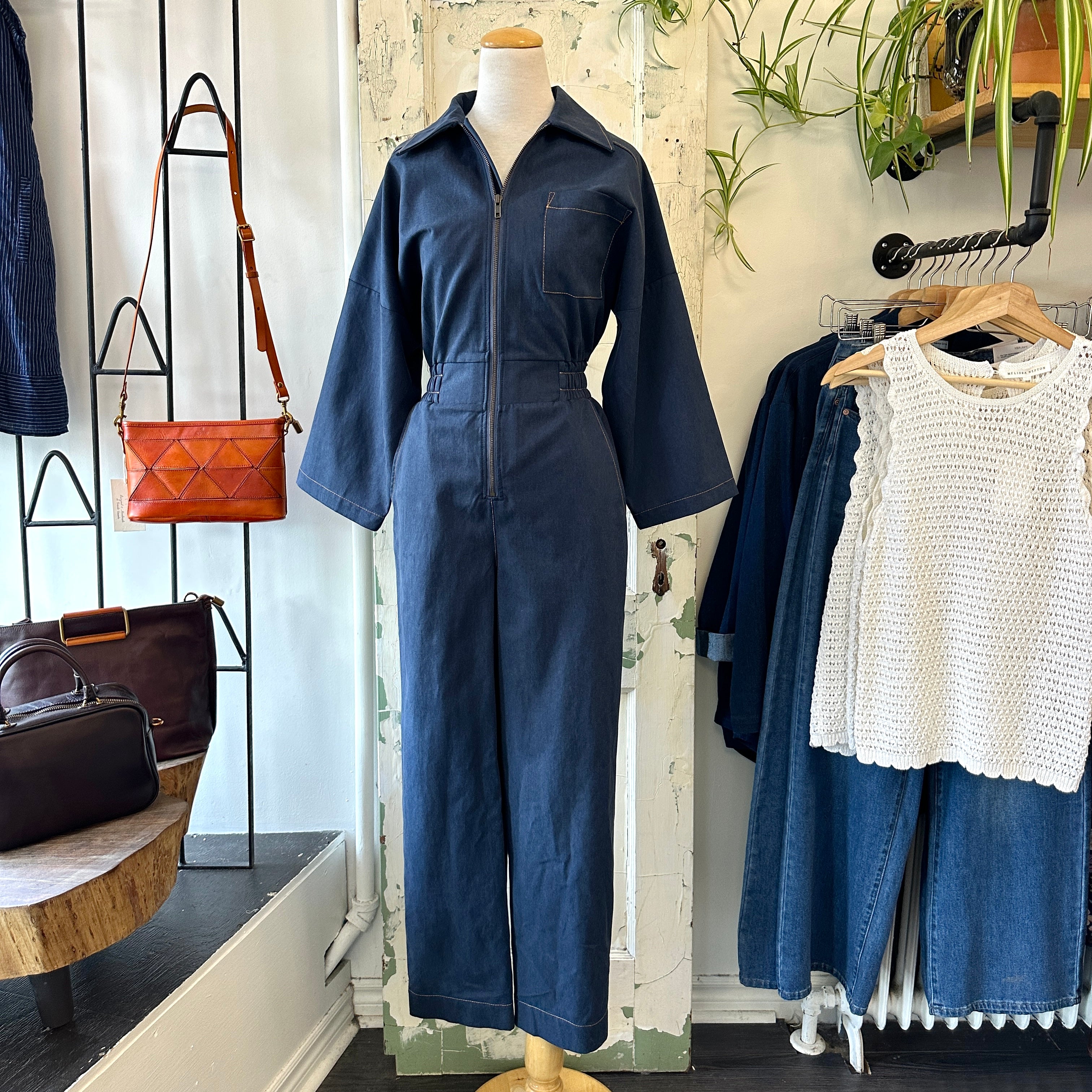 Melow // Lily Jumpsuit Steel