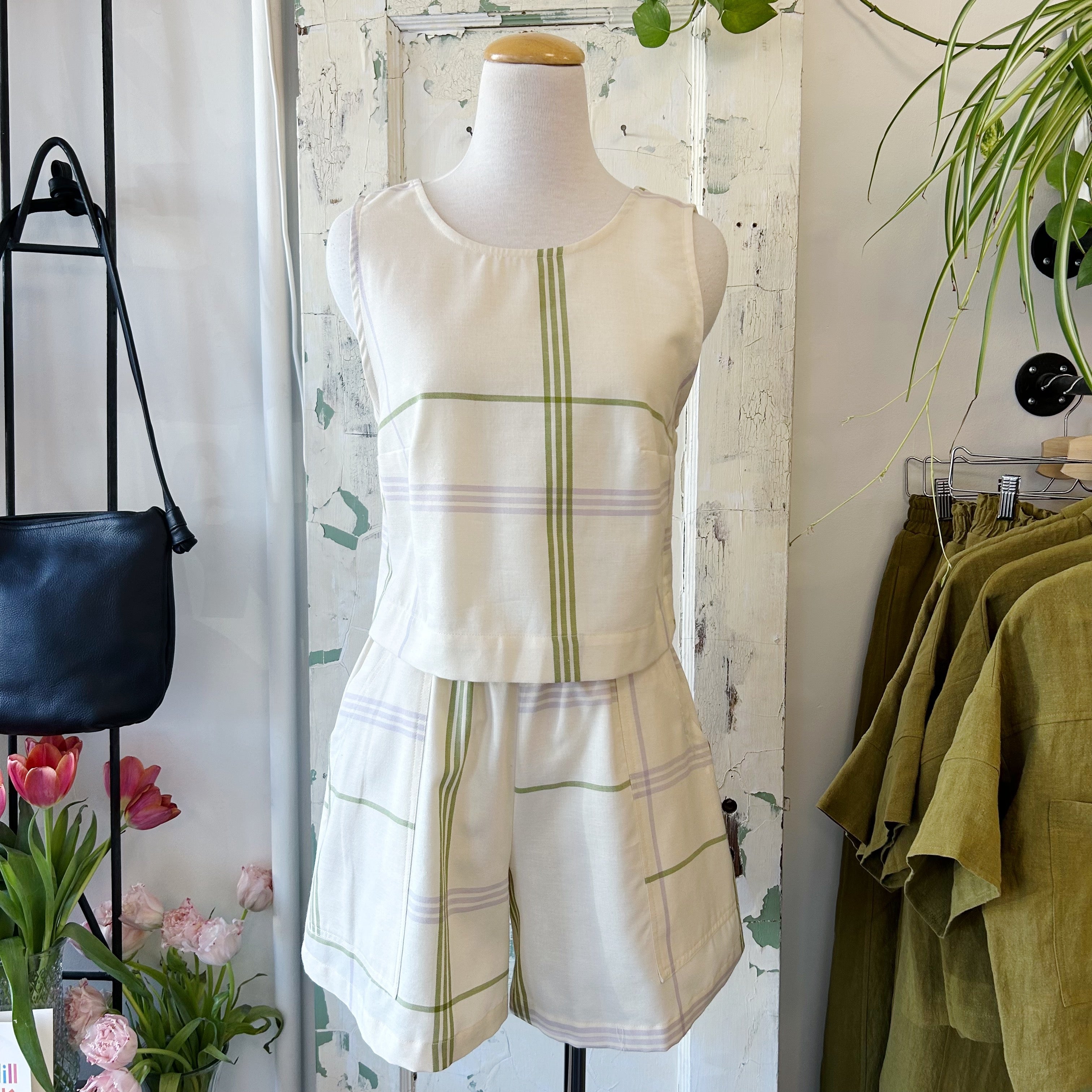 Eve Gravel // Henderson Top Summer Tartan