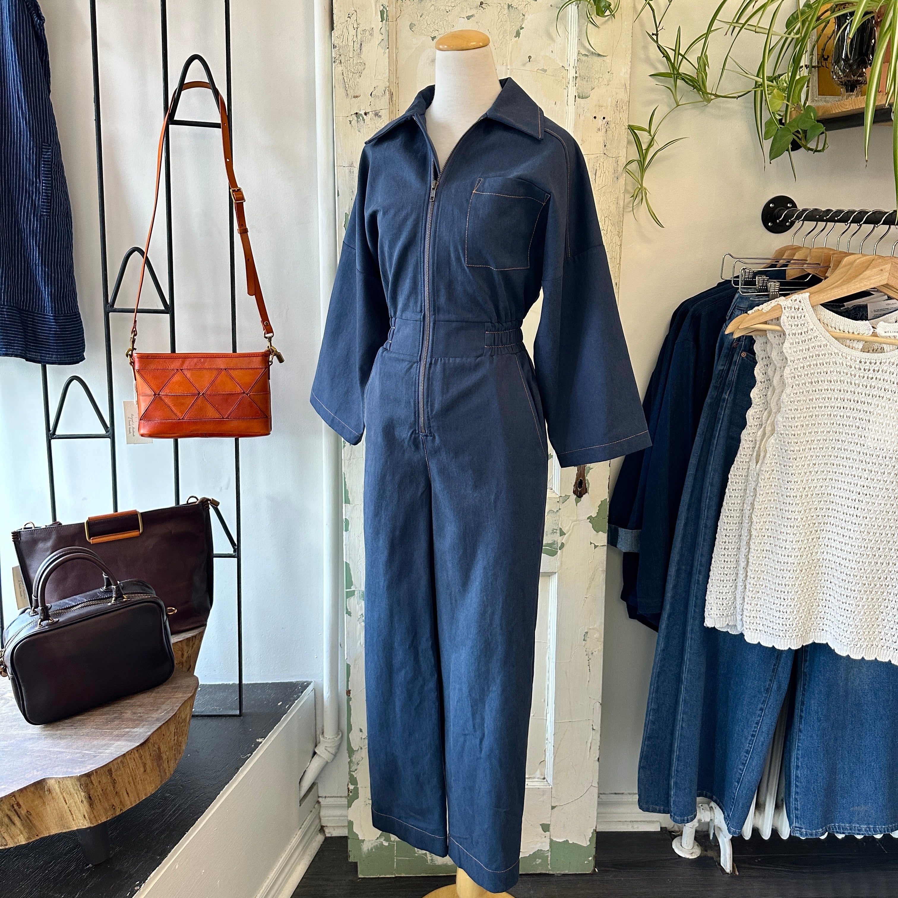 Melow // Lily Jumpsuit Steel