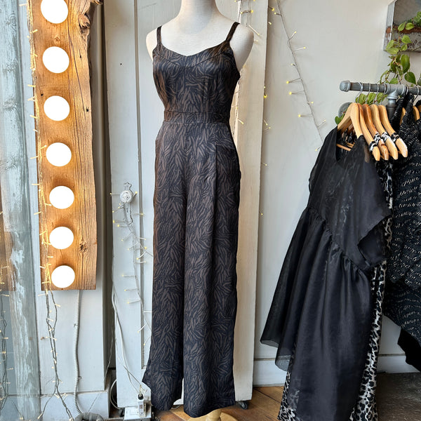Gentle Fawn // Irina Satin Jumpsuit Mocha – Coal Miner's Daughter