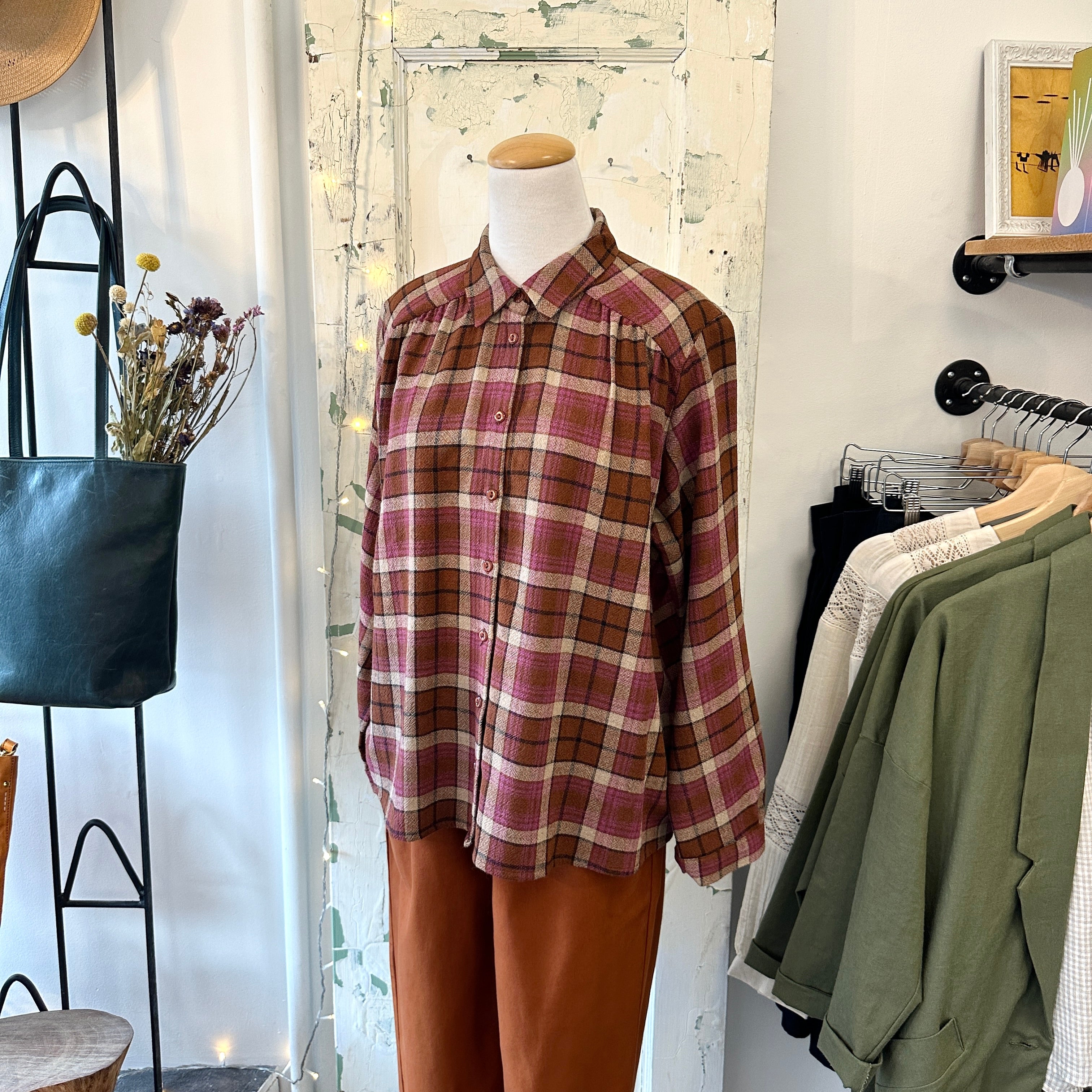 Des Petits Hauts // Vioni Blouse Matobo Plaid