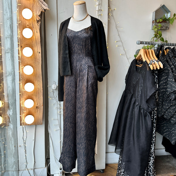 Gentle Fawn // Irina Satin Jumpsuit Mocha – Coal Miner's Daughter