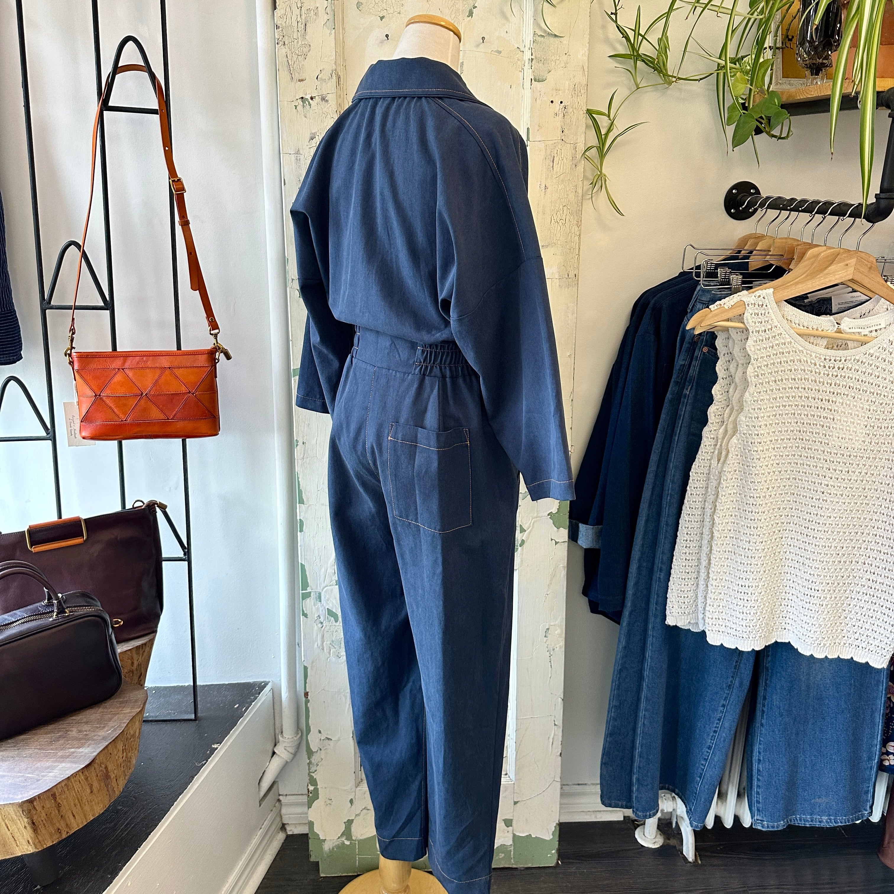 Melow // Lily Jumpsuit Steel