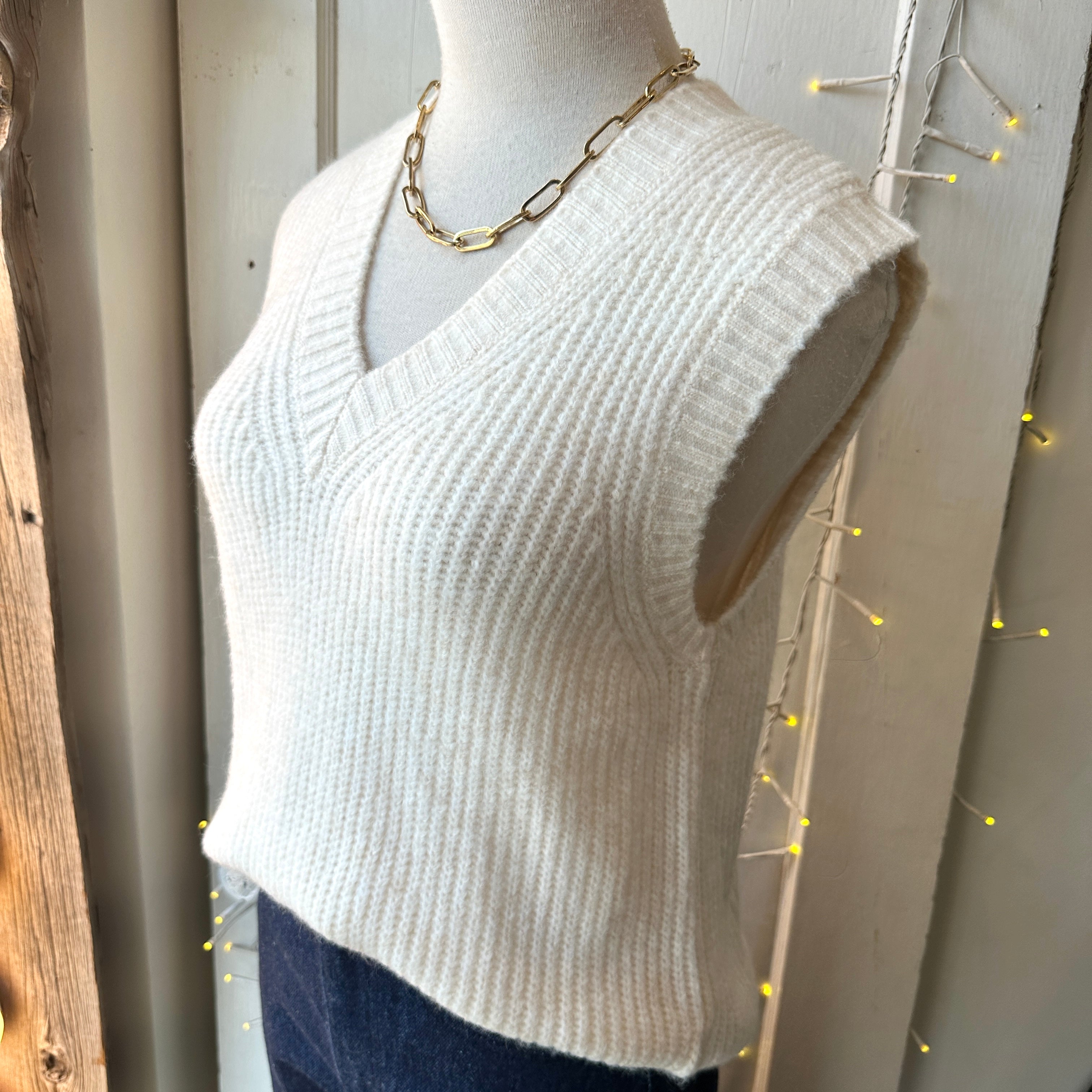Gentle Fawn // Peyton Vest Cream